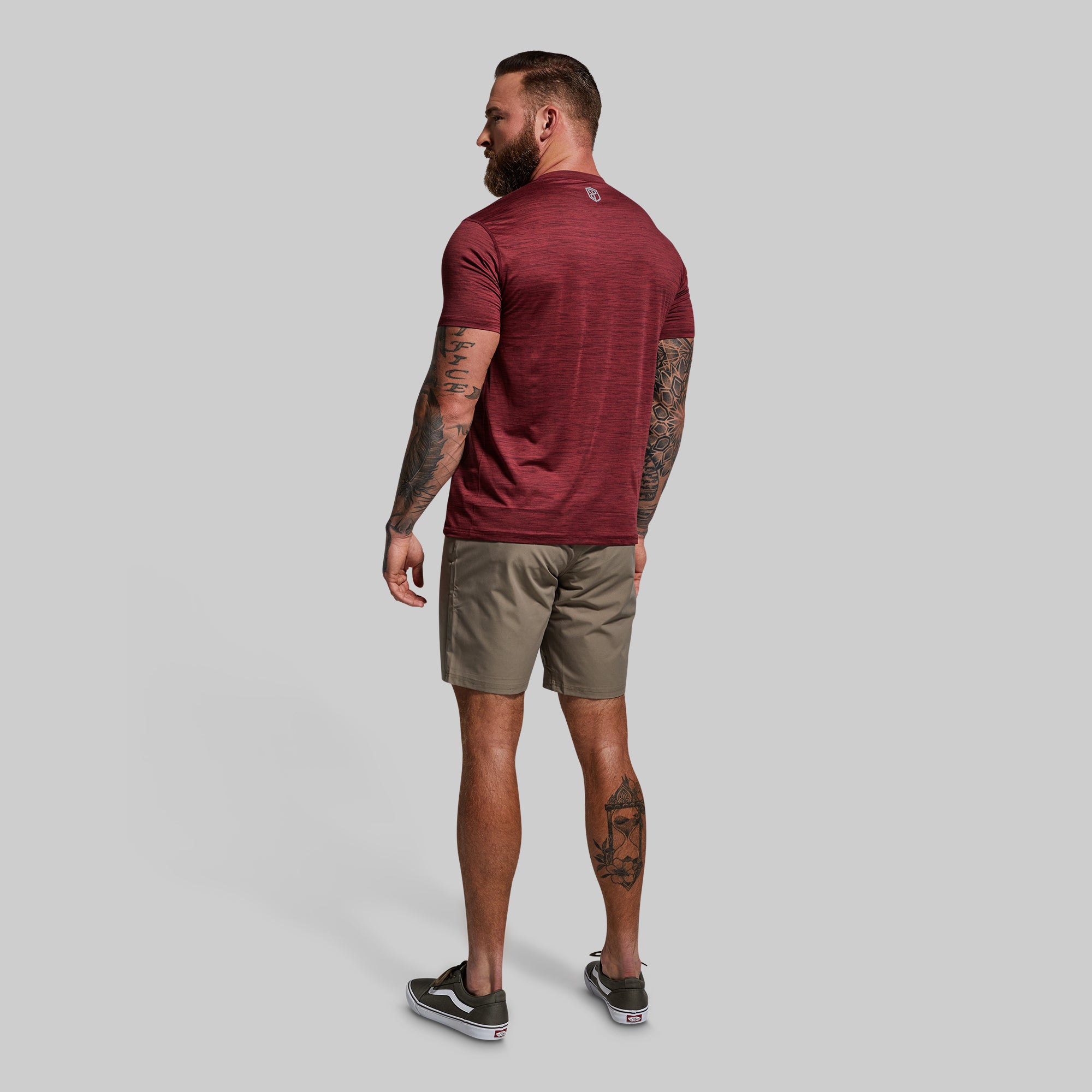 Athleisure Tee (Maroon) - Image 4