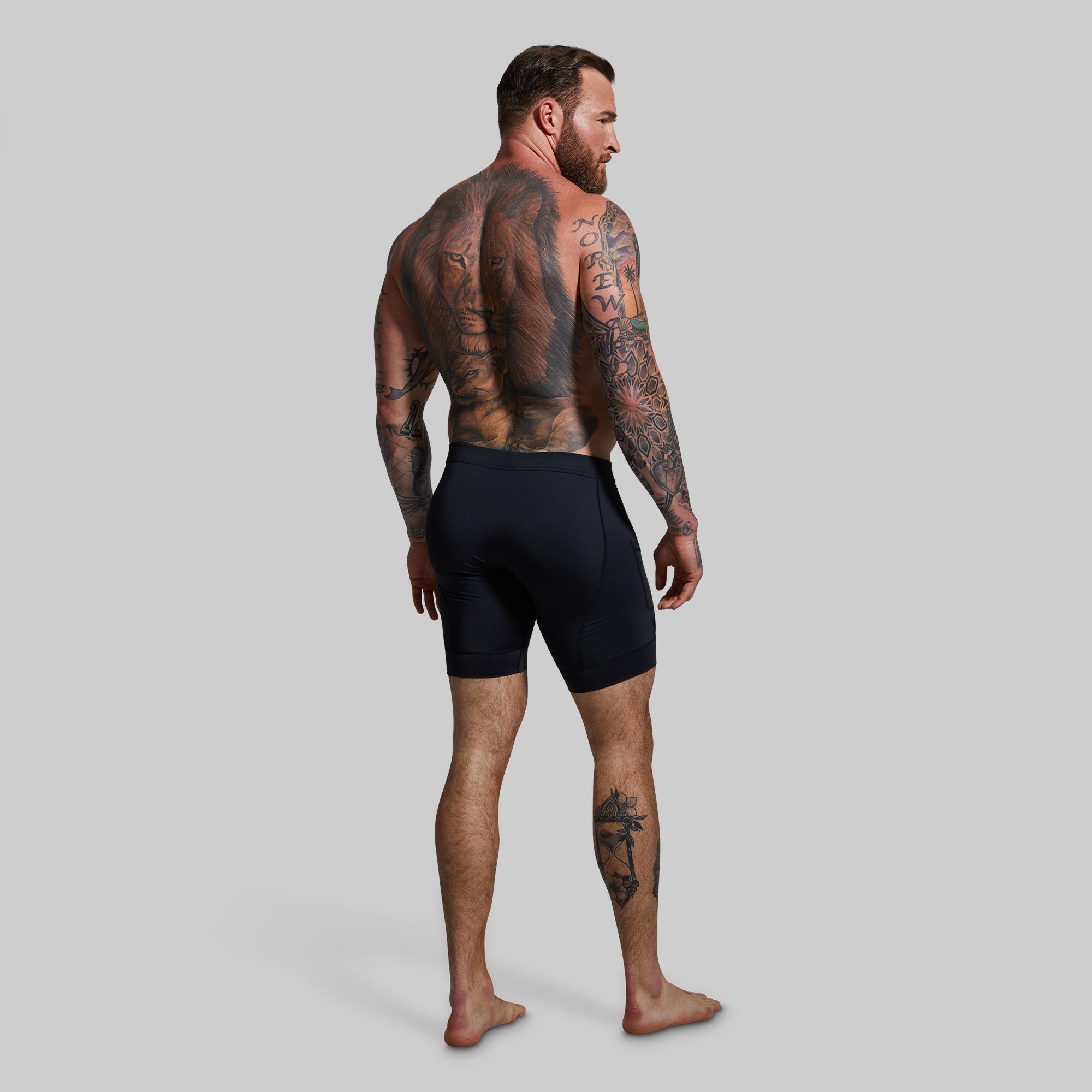 Men's Compression Short (Black) - Image 6