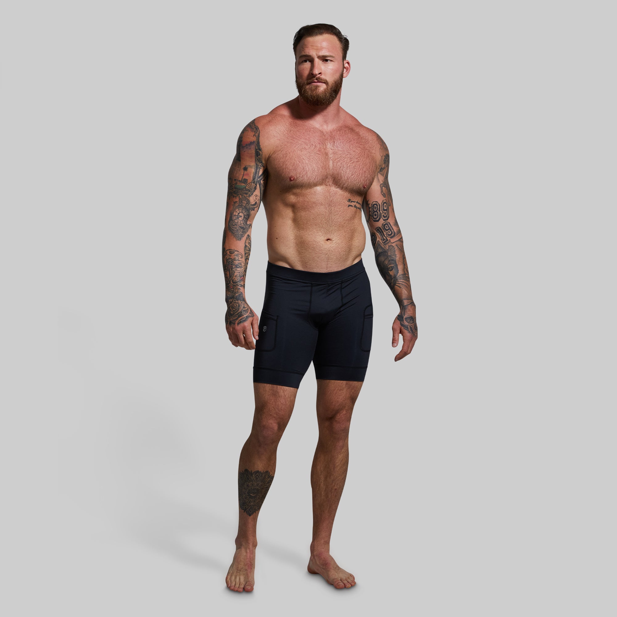 Men's Compression Short (Black) - Image 7