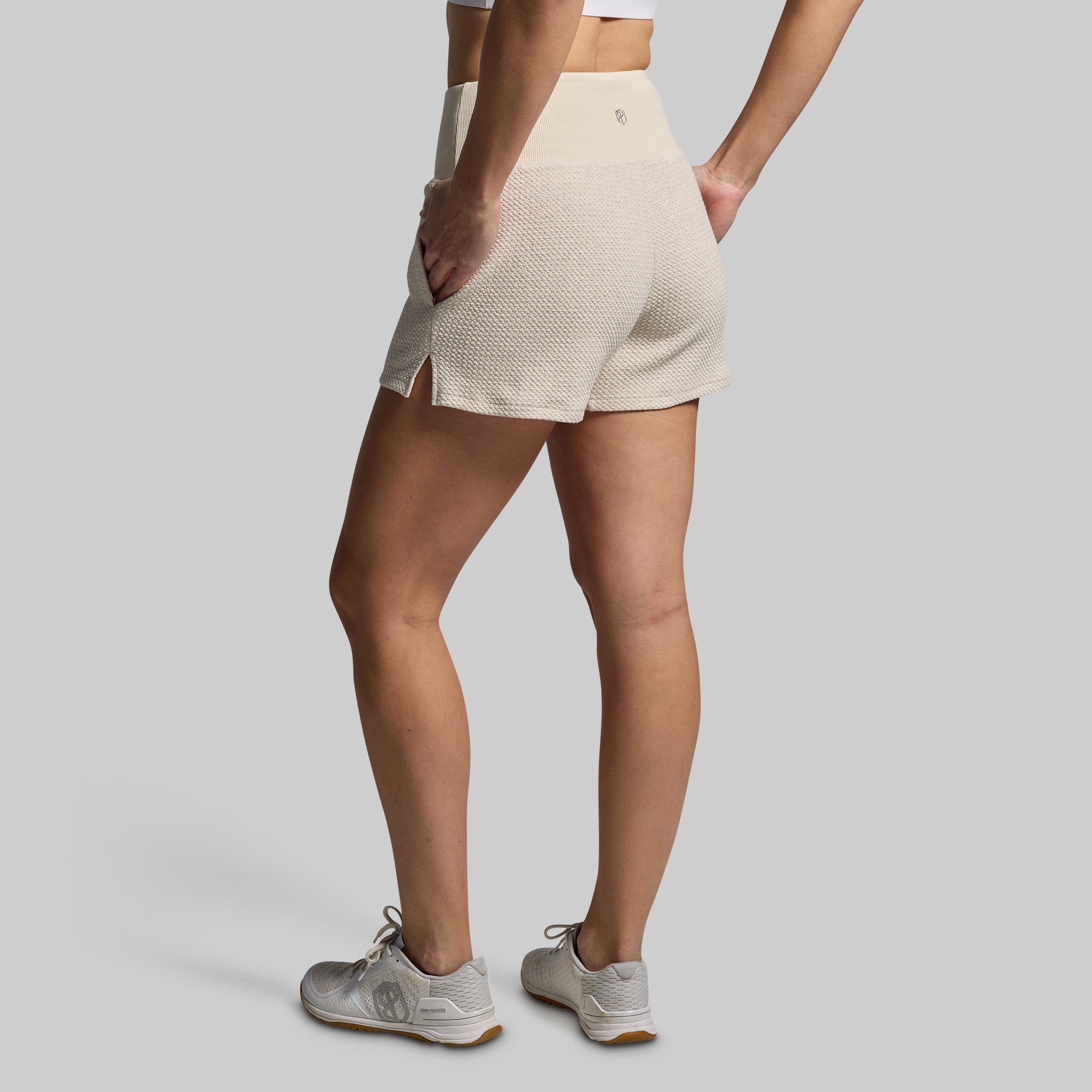 Women's Cloud Short (Heather Oatmeal) - Image 5