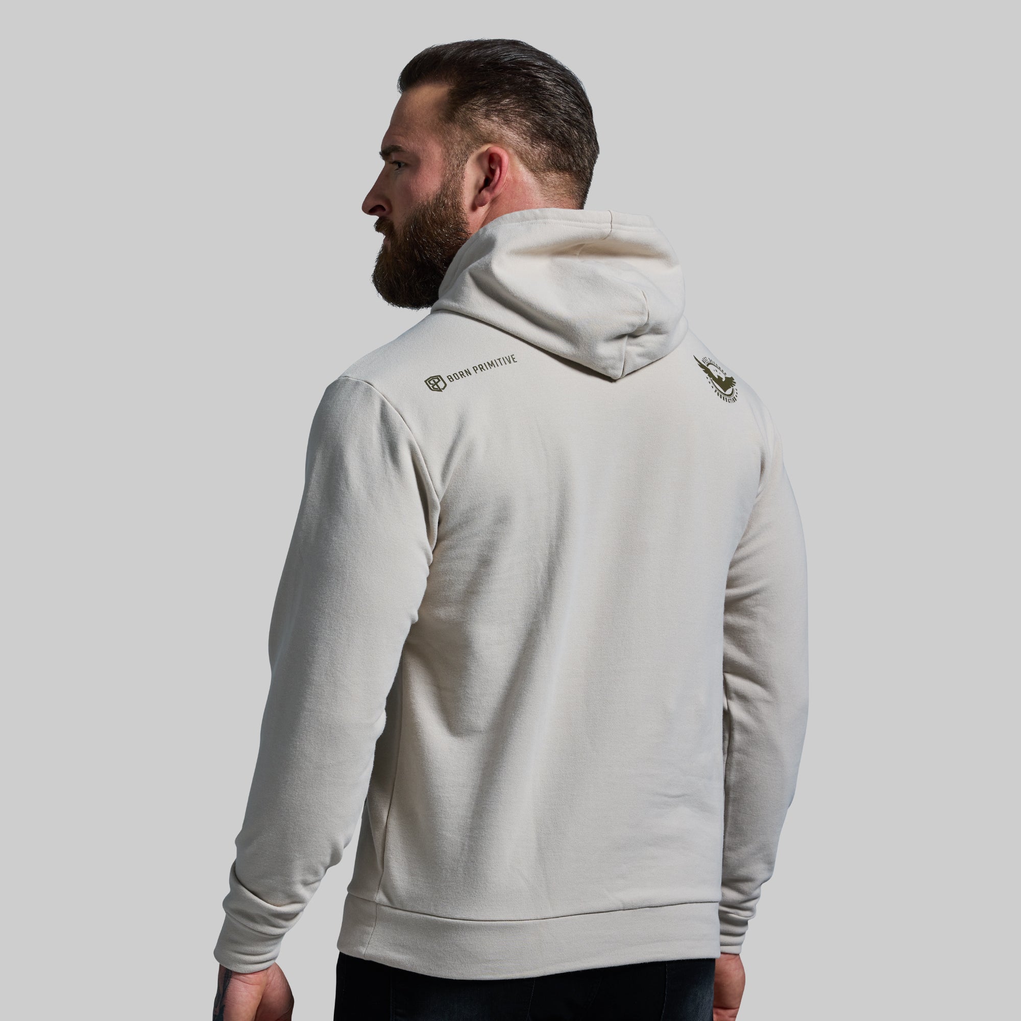 BDF Unmatched Unisex Hoodie (Pumice) - Image 2