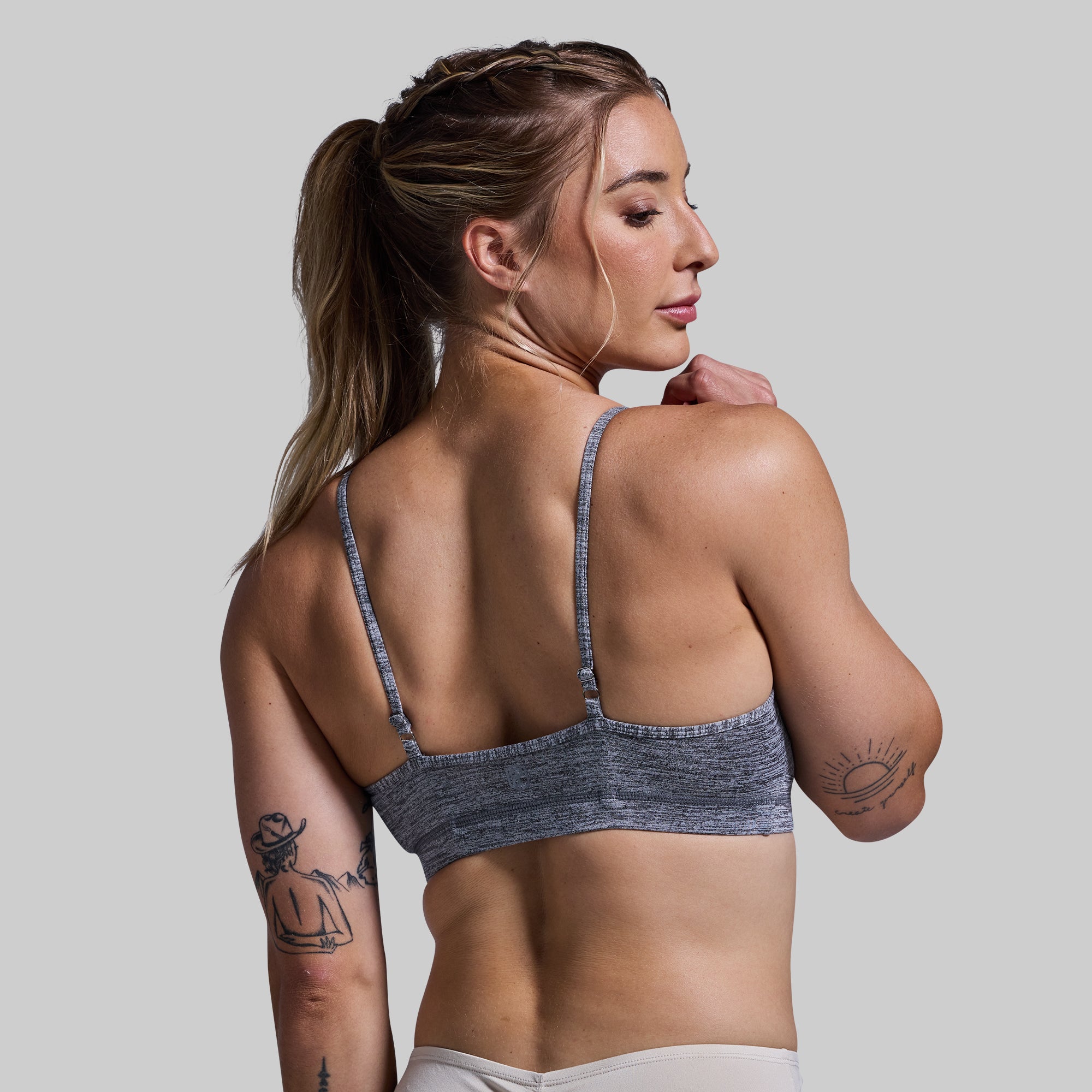 Athleisure Bra (Heather Grey) - Image 2