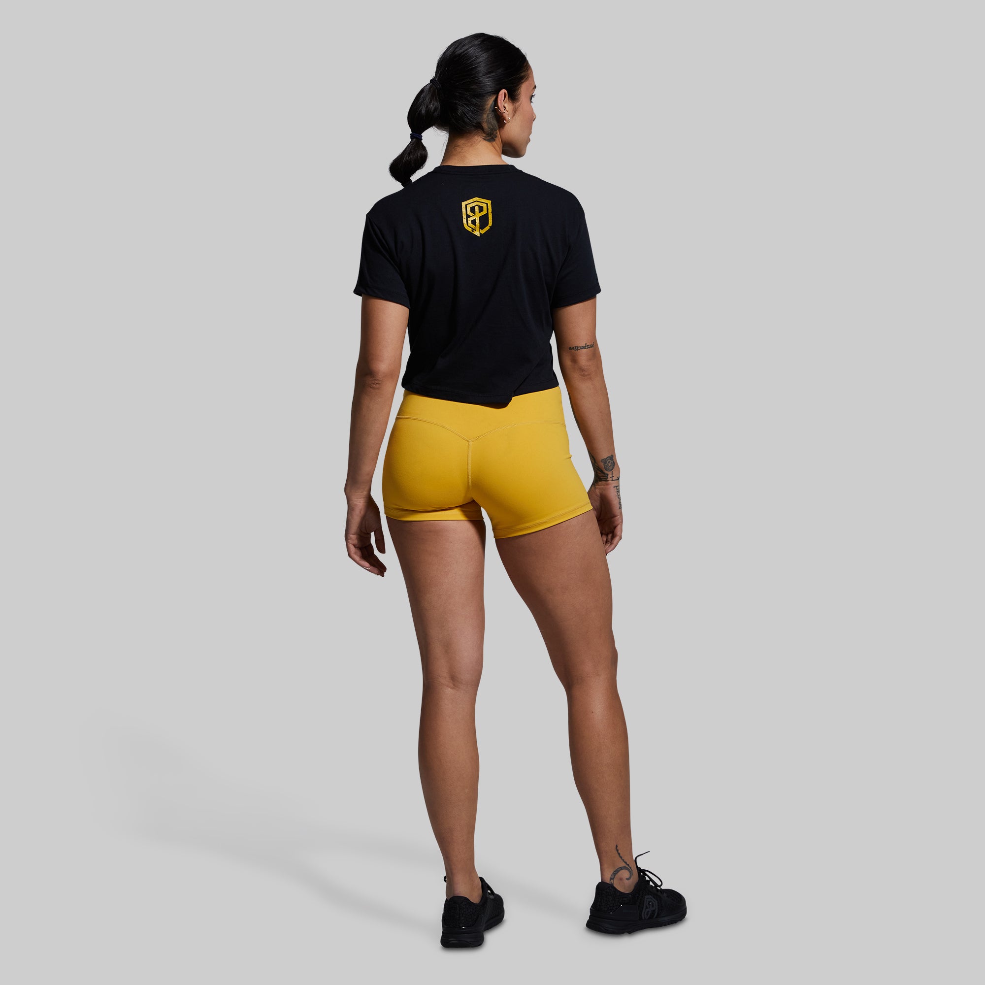 Gadsden Flag Crop Tee (Black) - Image 5