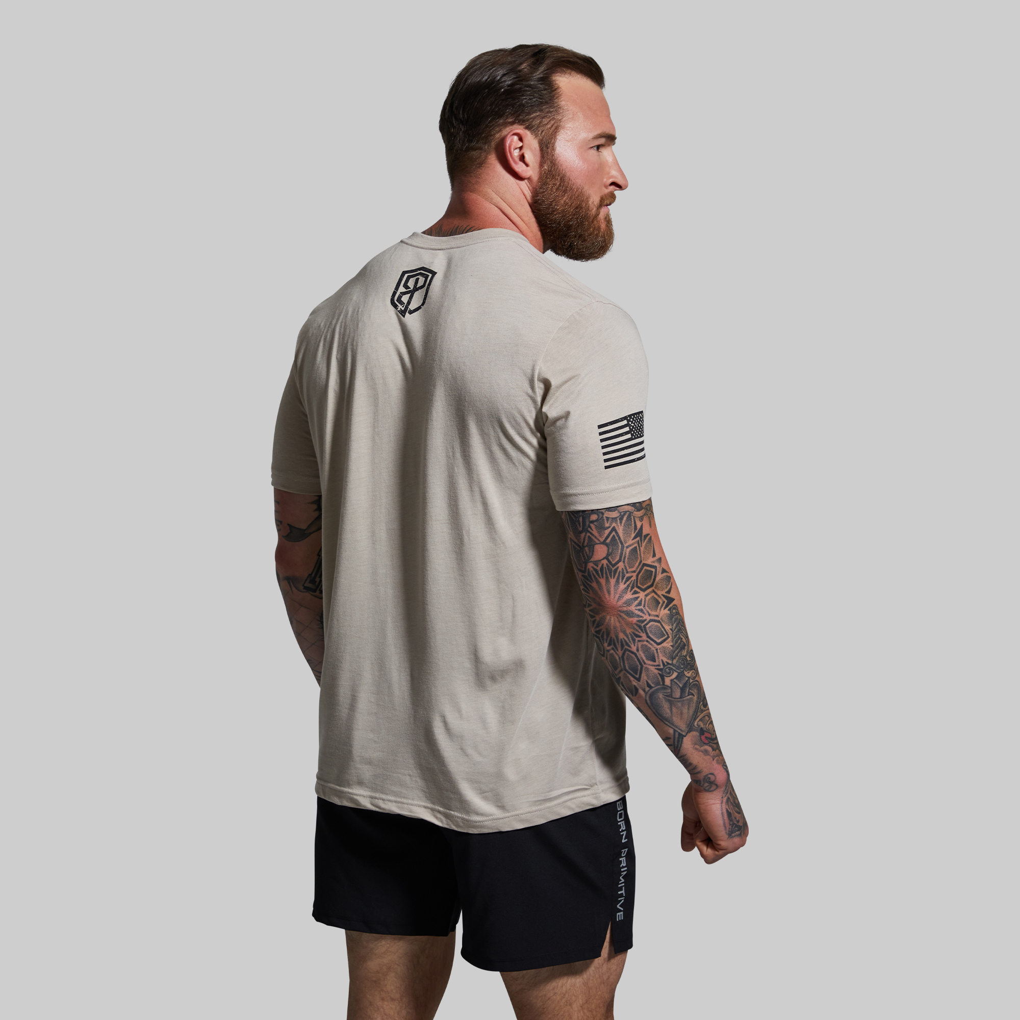 Gadsden Flag Tee (Tan) - Image 2