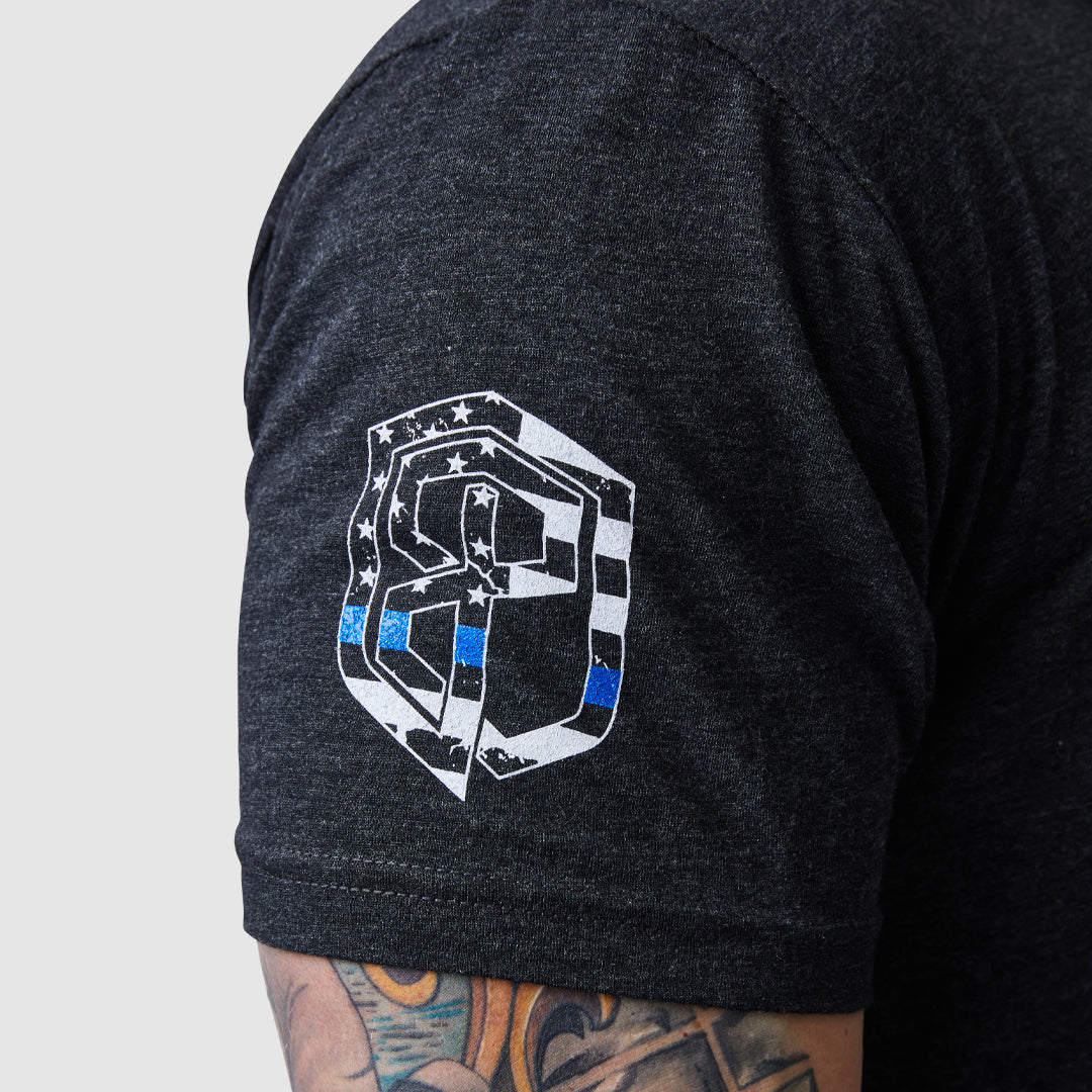 Valor Tee (Thin Blue Line) - Image 4