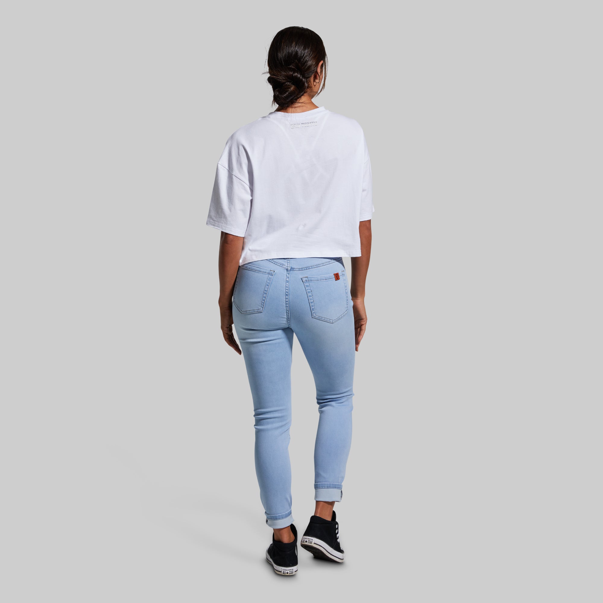 Training Crop Tee (White) - Image 3