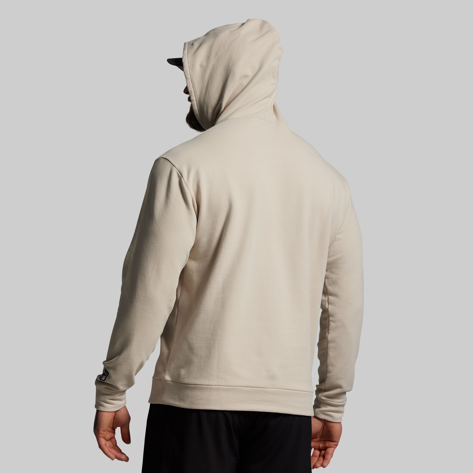 No Excuses Men's Unmatched Hoodie (Pumice) - Image 5