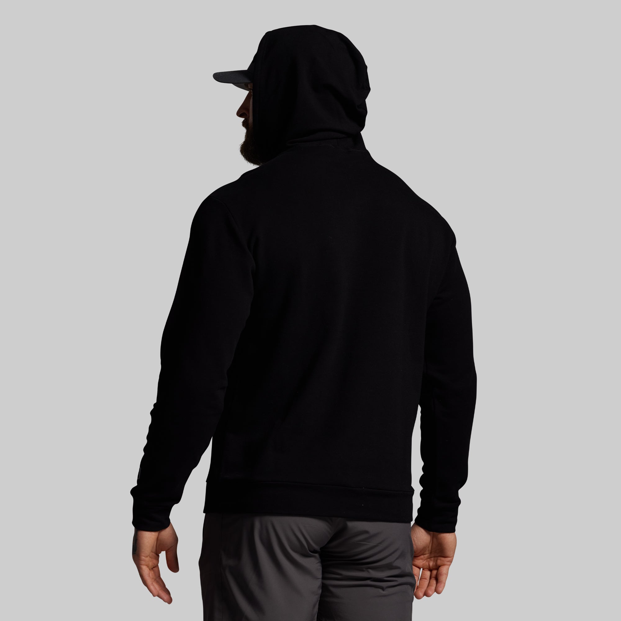 BP Flag Men's Unmatched Hoodie (Black) - Image 6
