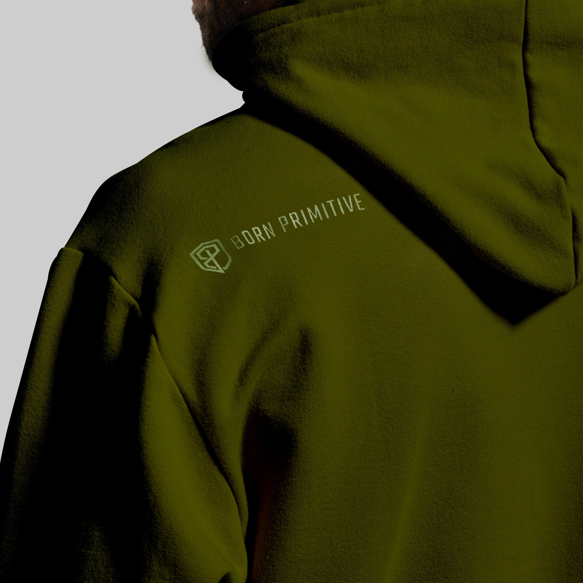 Men's Unmatched Hoodie (Military Green) - Image 3