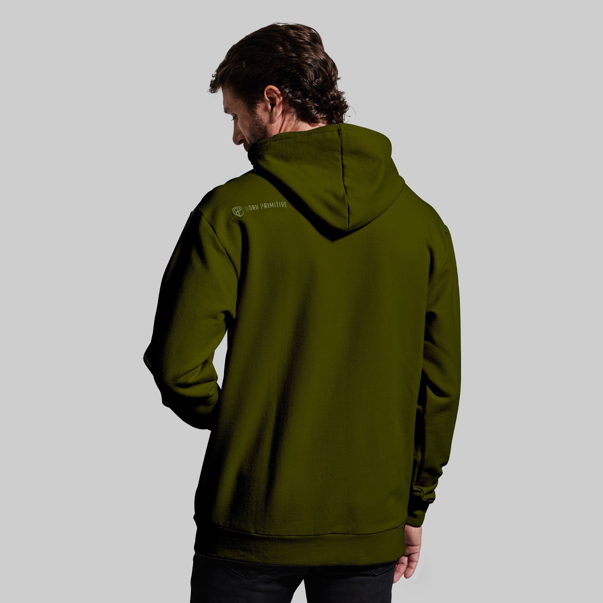 Men's Unmatched Hoodie (Military Green) - Image 2