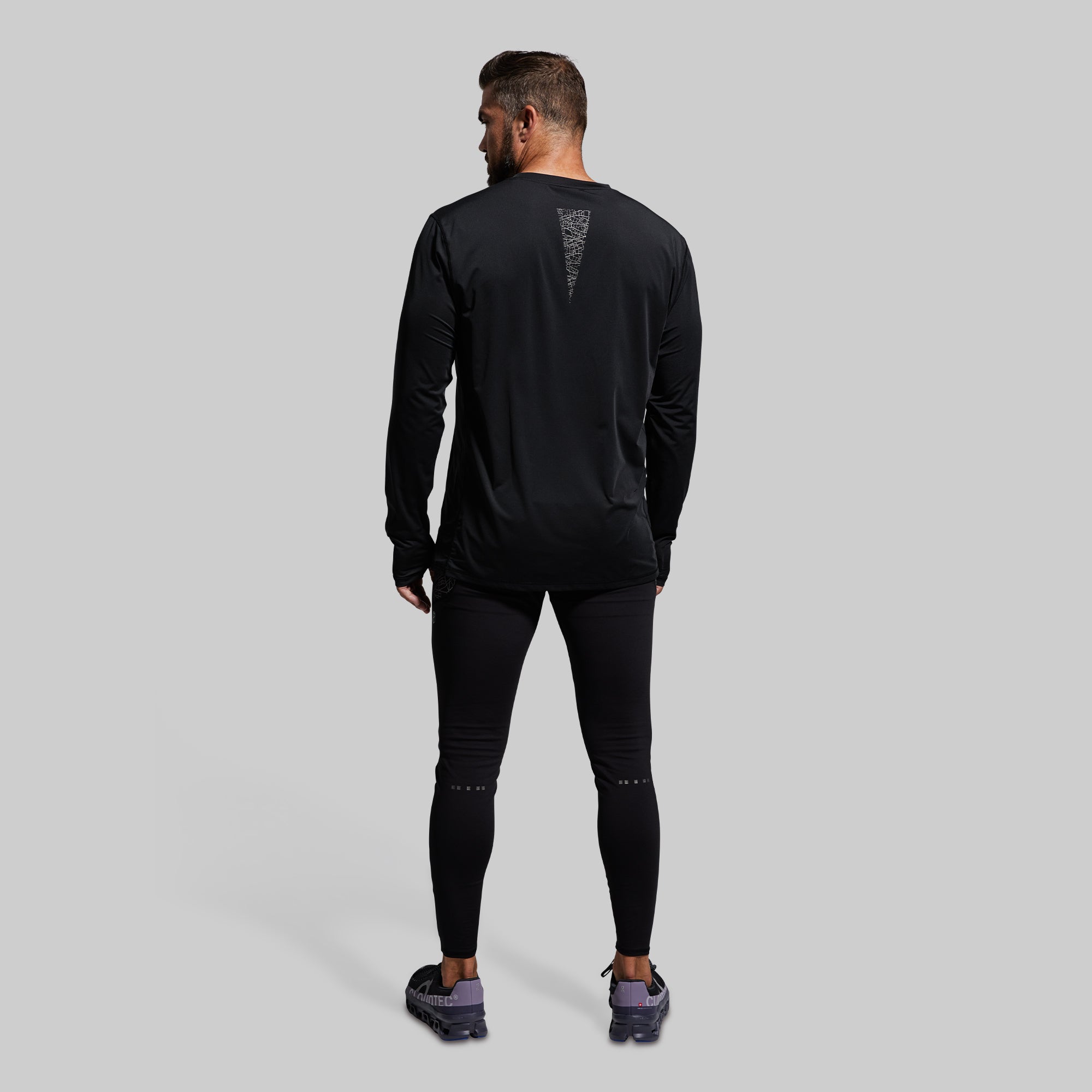 Men's Pace Running Tight (Black) - Image 8