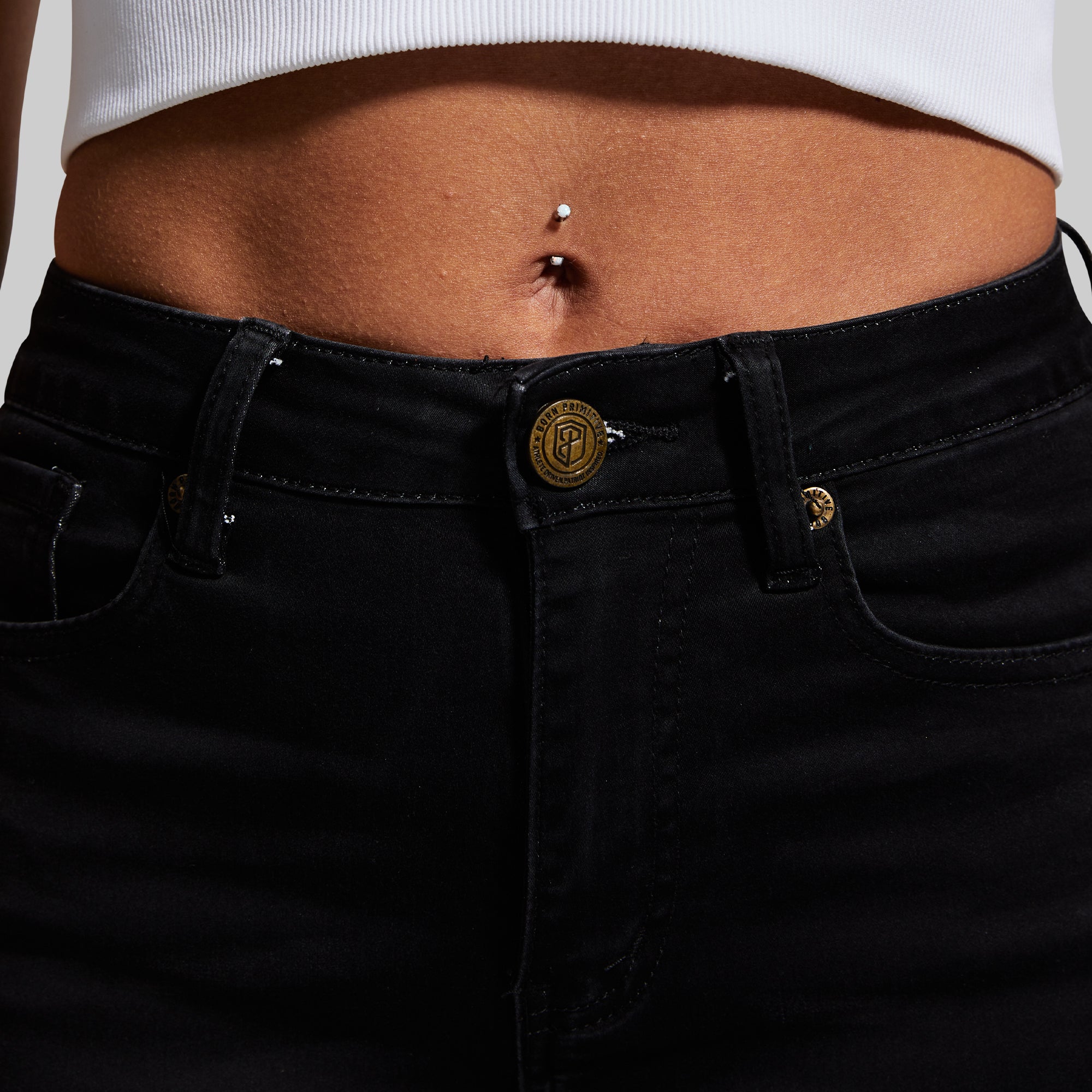 FLEX Stretchy High-Rise Skinny Jean (Black) - Image 7