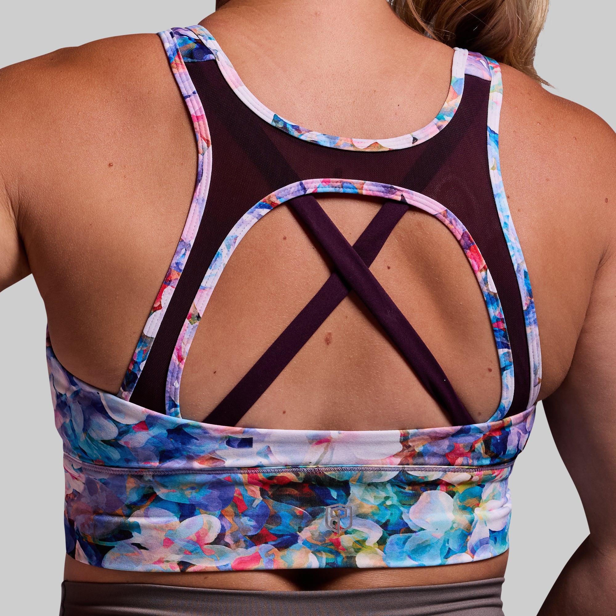 Milk and Muscles Nursing Sports Bra (Floral Refresh) - Image 3
