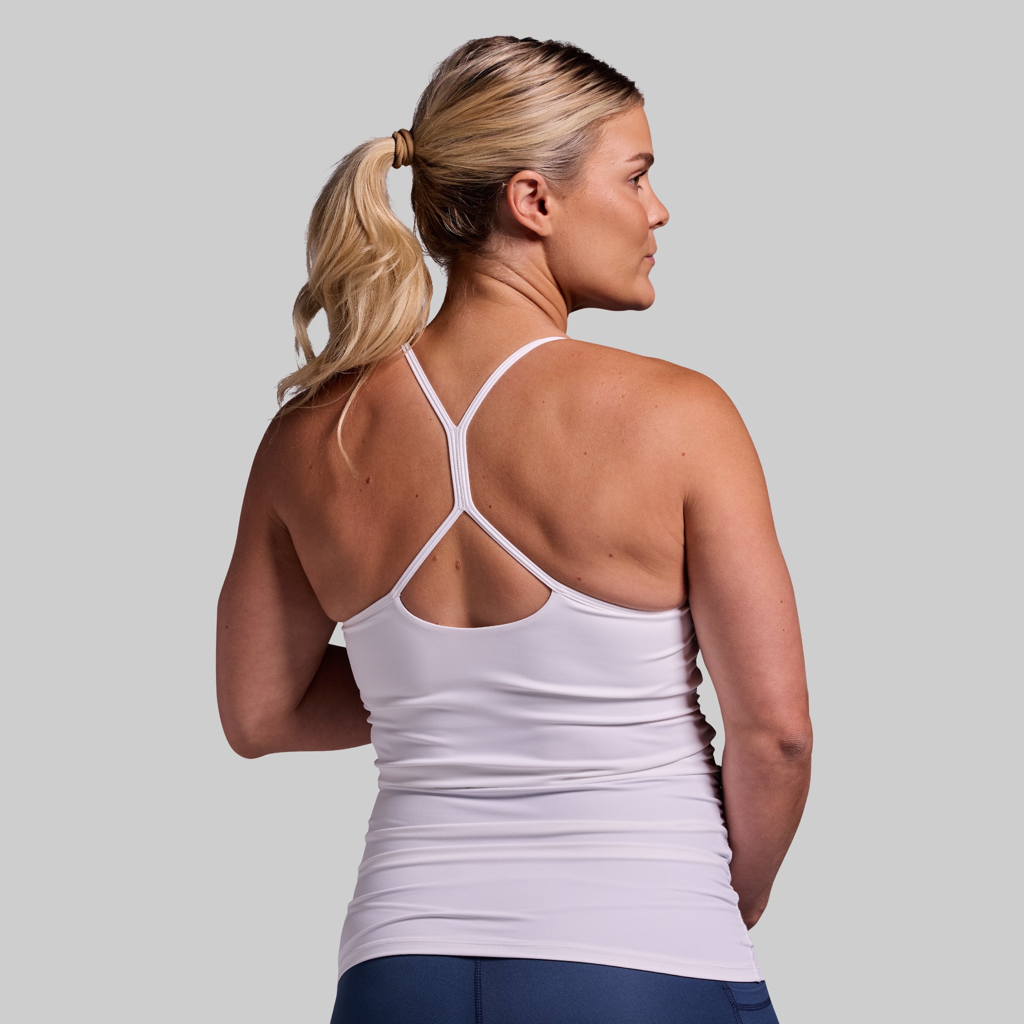 Maternity Drop Shot Tank (White) - Image 2