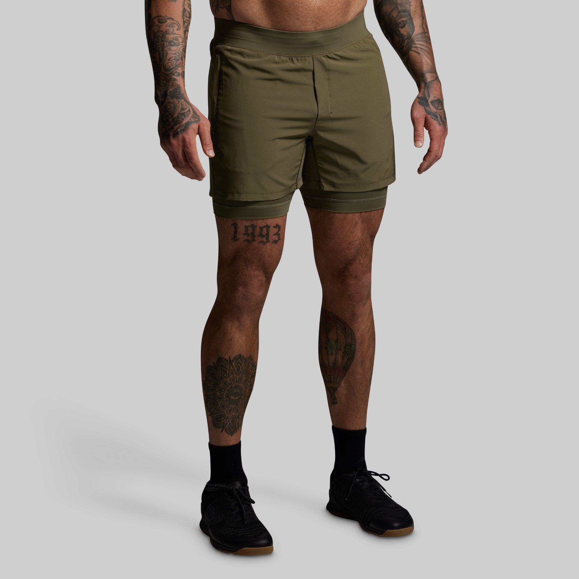 Versatile Short w/ Compression 5 (OD Green) - Image 5