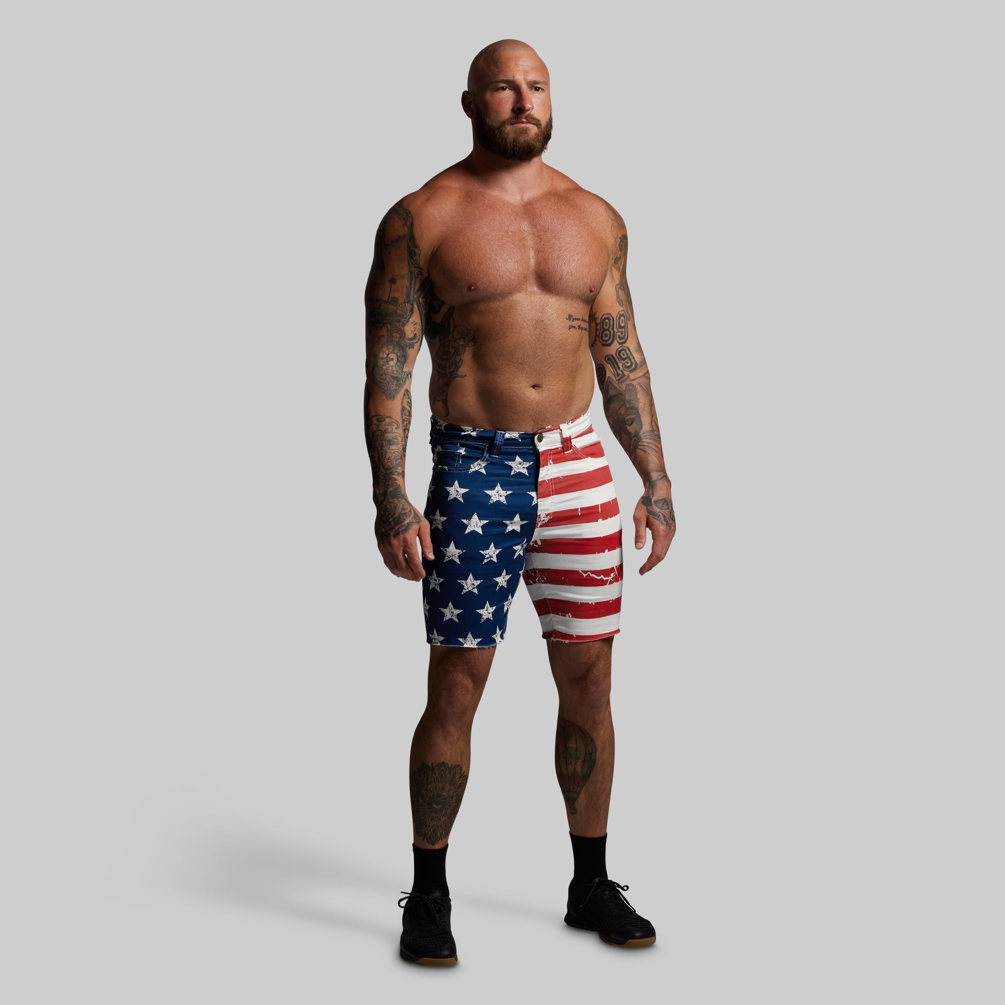 FLEX Stretchy Jort 7 (American Flag) - Image 8
