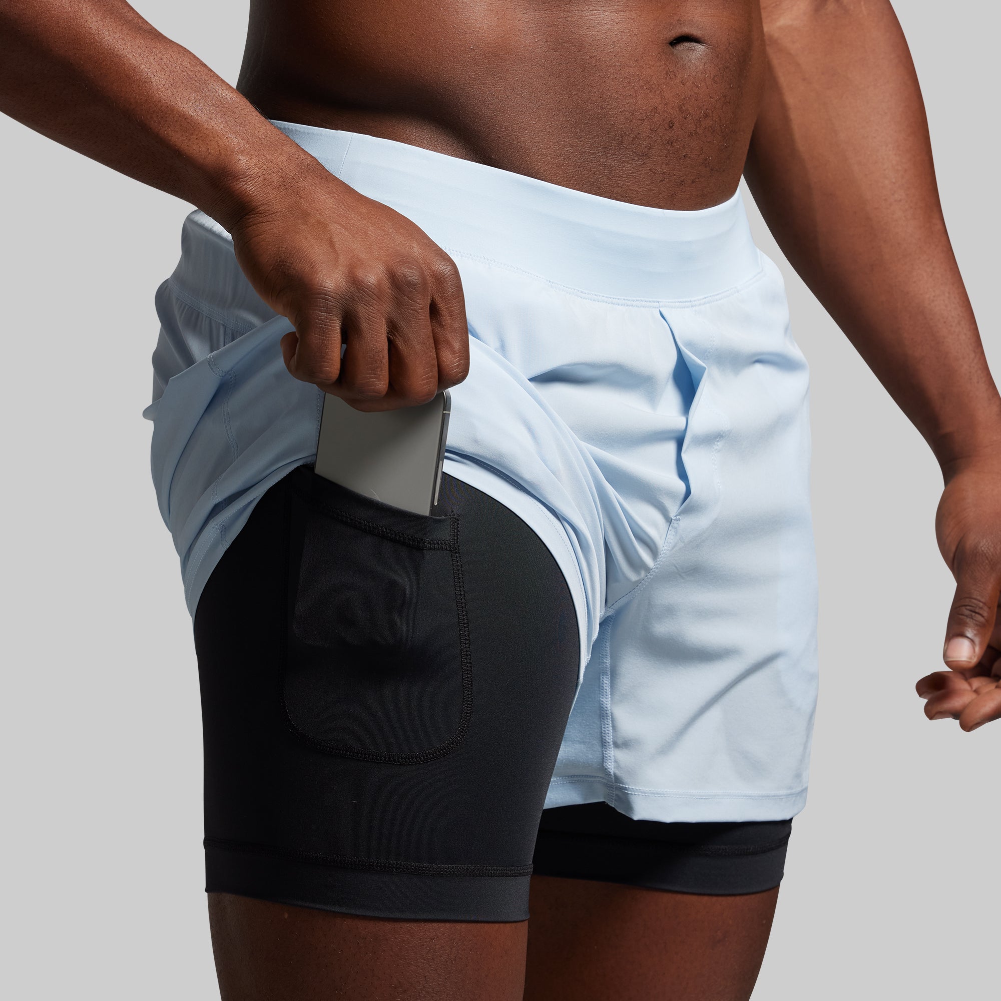 Versatile Short w/ Compression 5 (Chambray) - Image 2