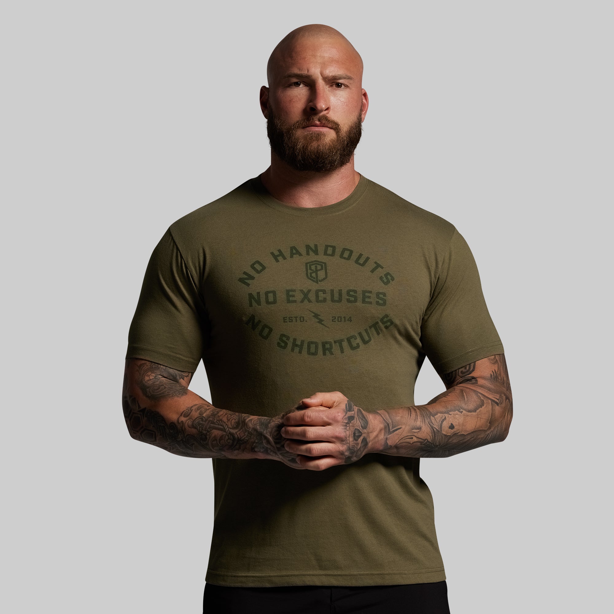 No Excuses Tee (Tactical Green) - Image 4