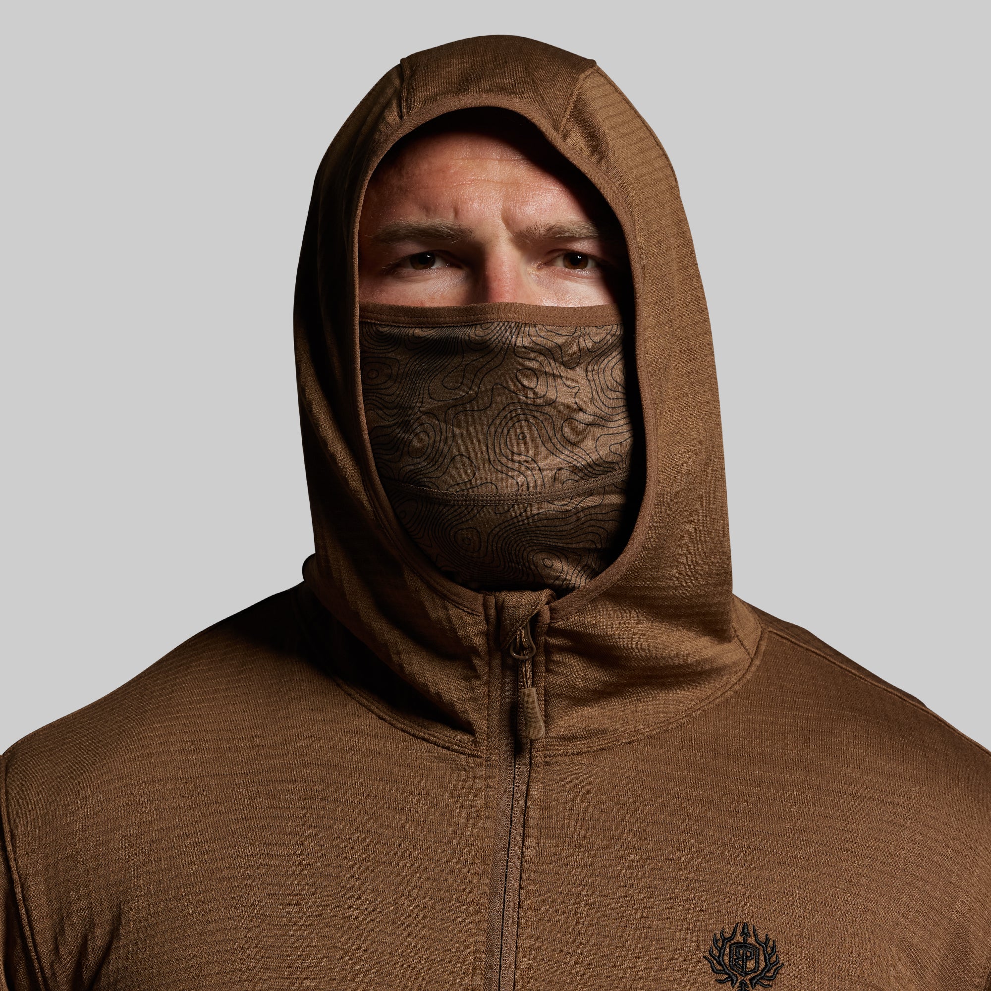 Quiver Full Zip Hoodie 2.0 (Coyote Brown) - Image 3