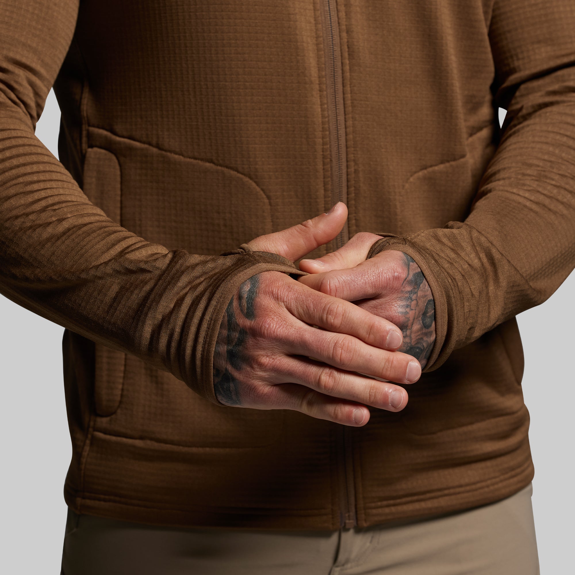 Quiver Full Zip Hoodie 2.0 (Coyote Brown) - Image 5