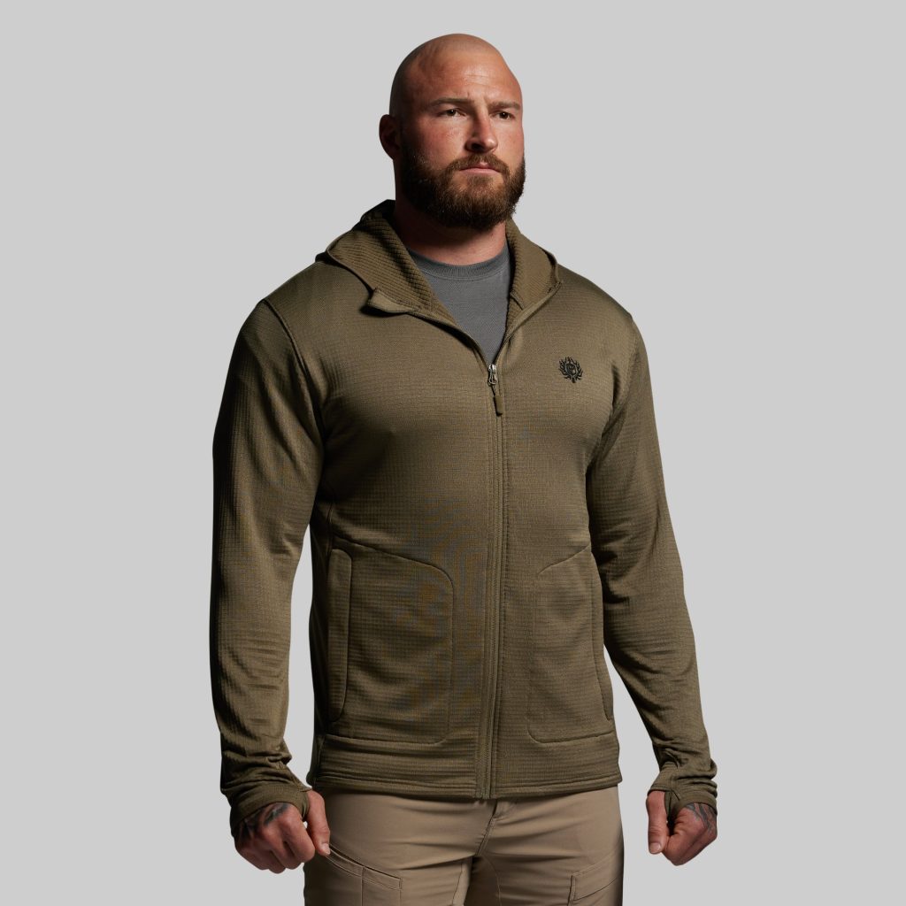 Quiver Full Zip Hoodie 2.0 (OD Green)