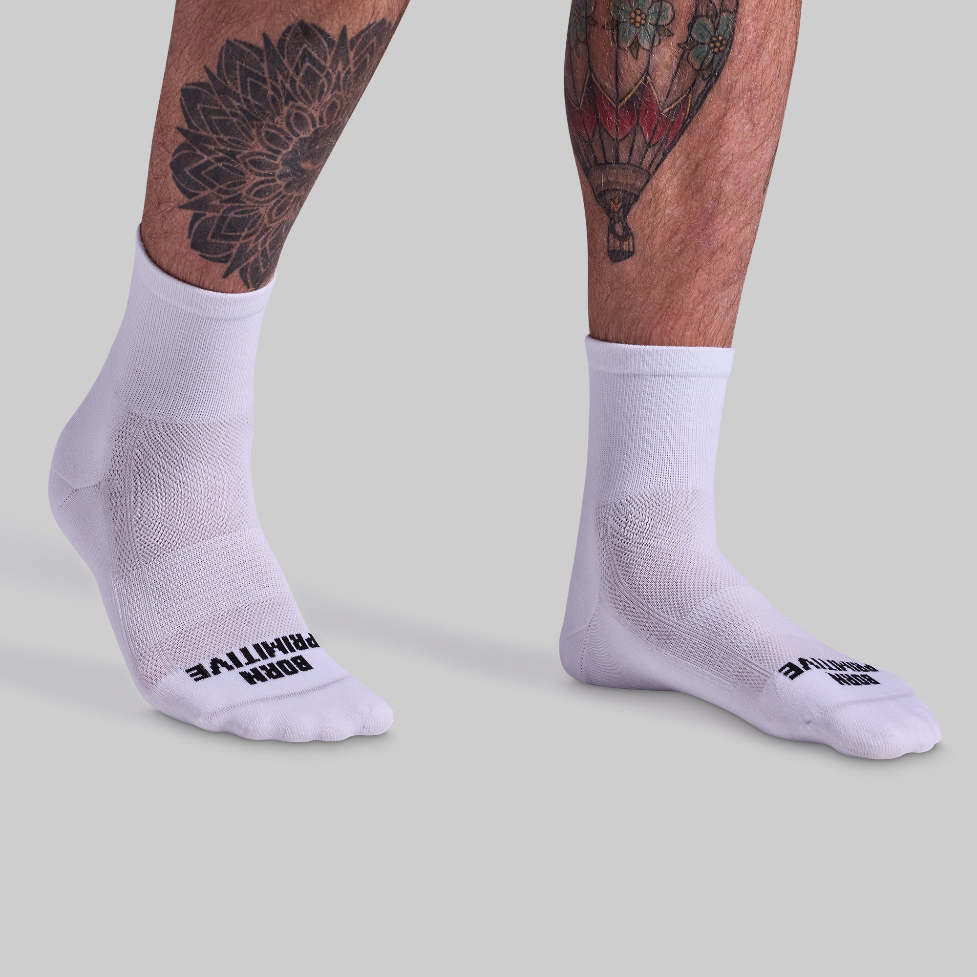 Performance Half Crew Sock (White) - Image 6
