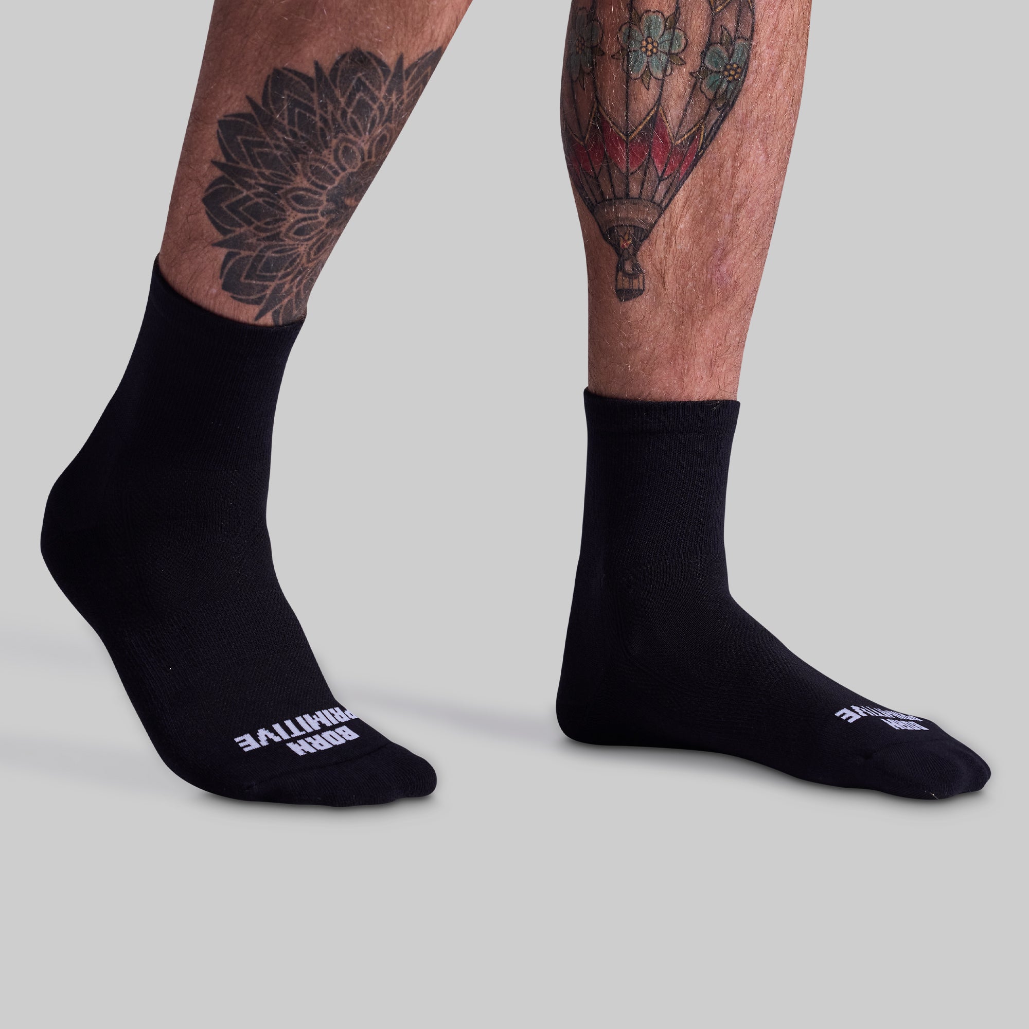 Performance Half Crew Sock (Black) - Image 6