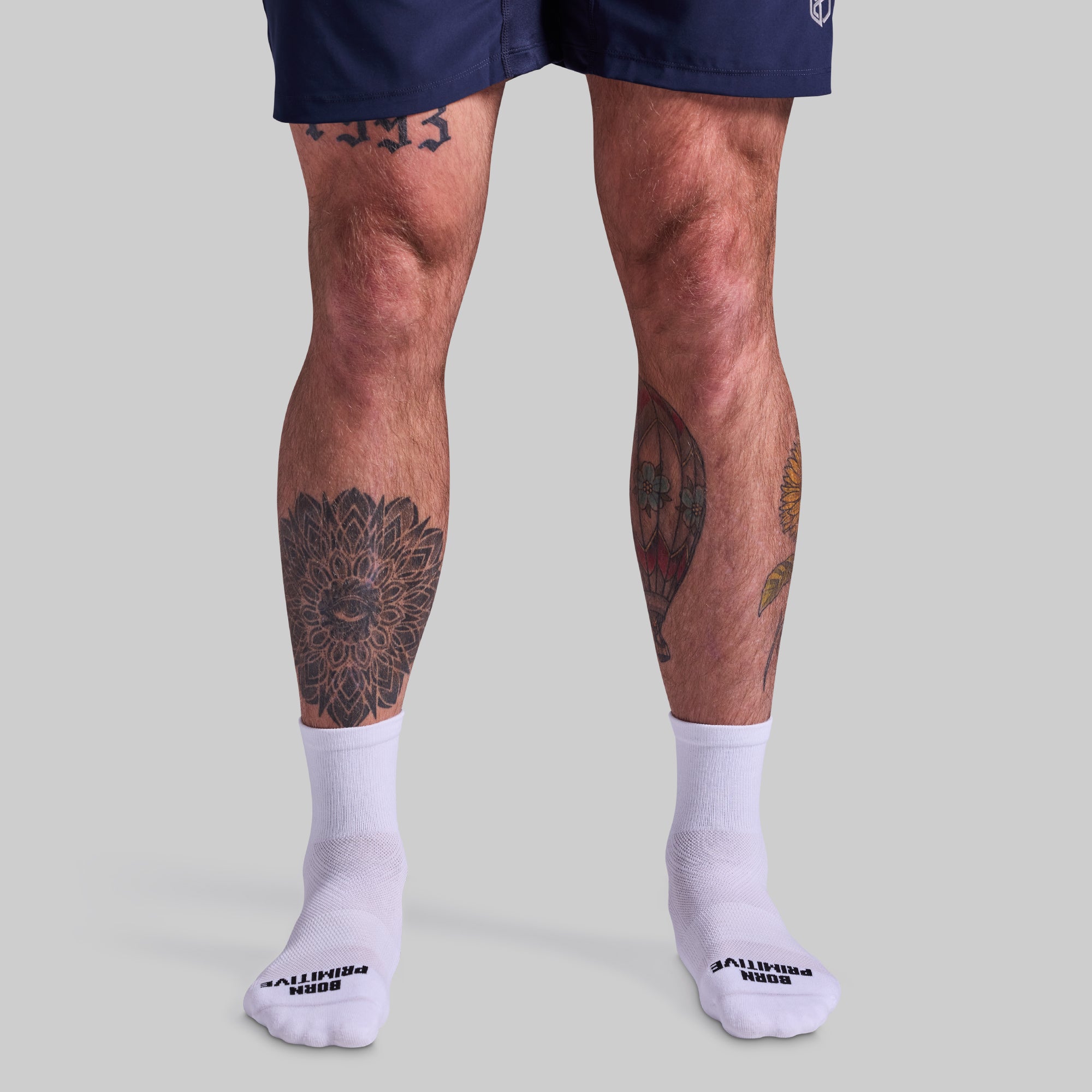 Performance Half Crew Sock (White) - Image 7