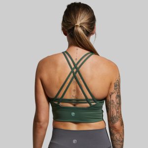Crossfire Original Sports Bra (Brand Strength-Forest Green)