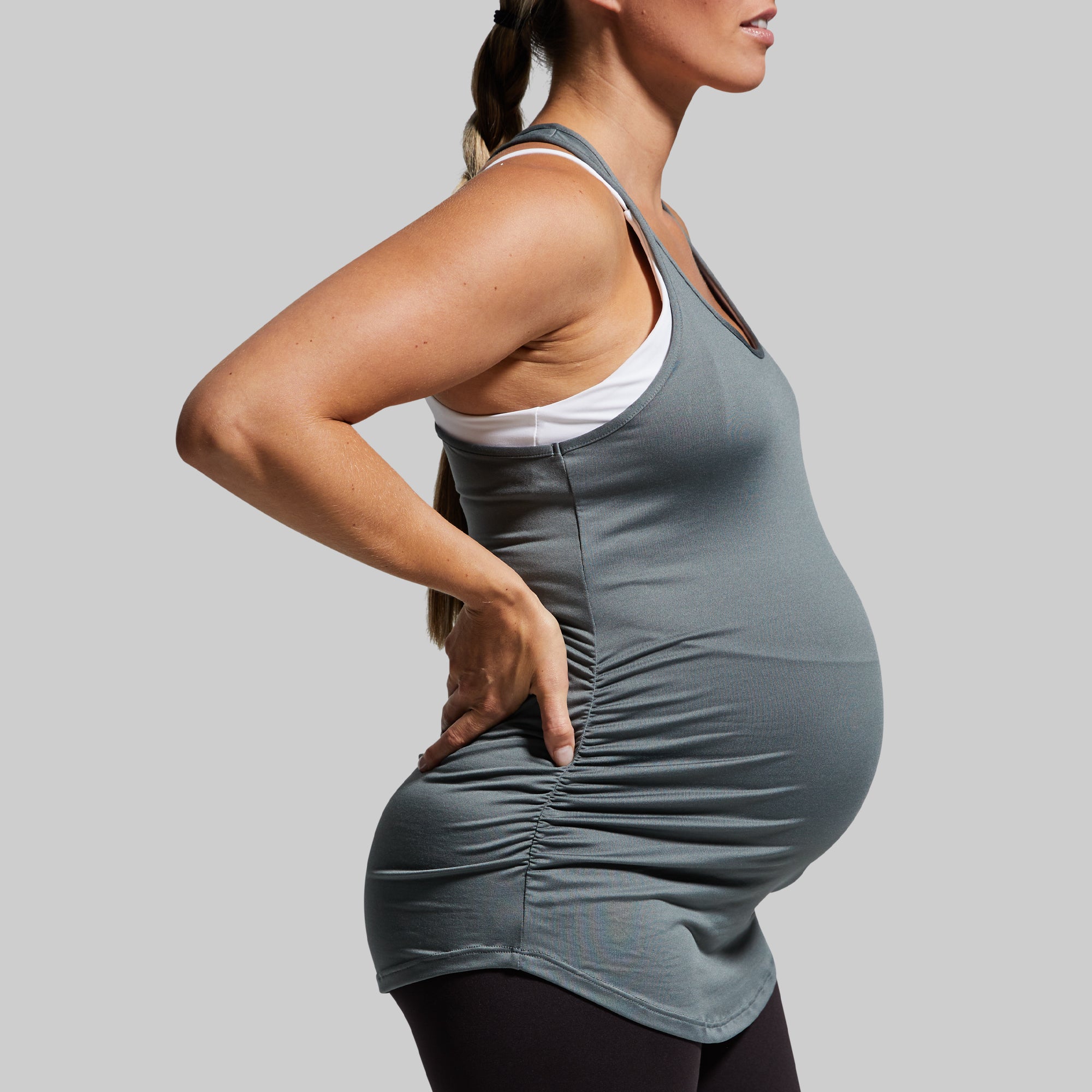 Maternity Staple Tank (Slate) - Image 2