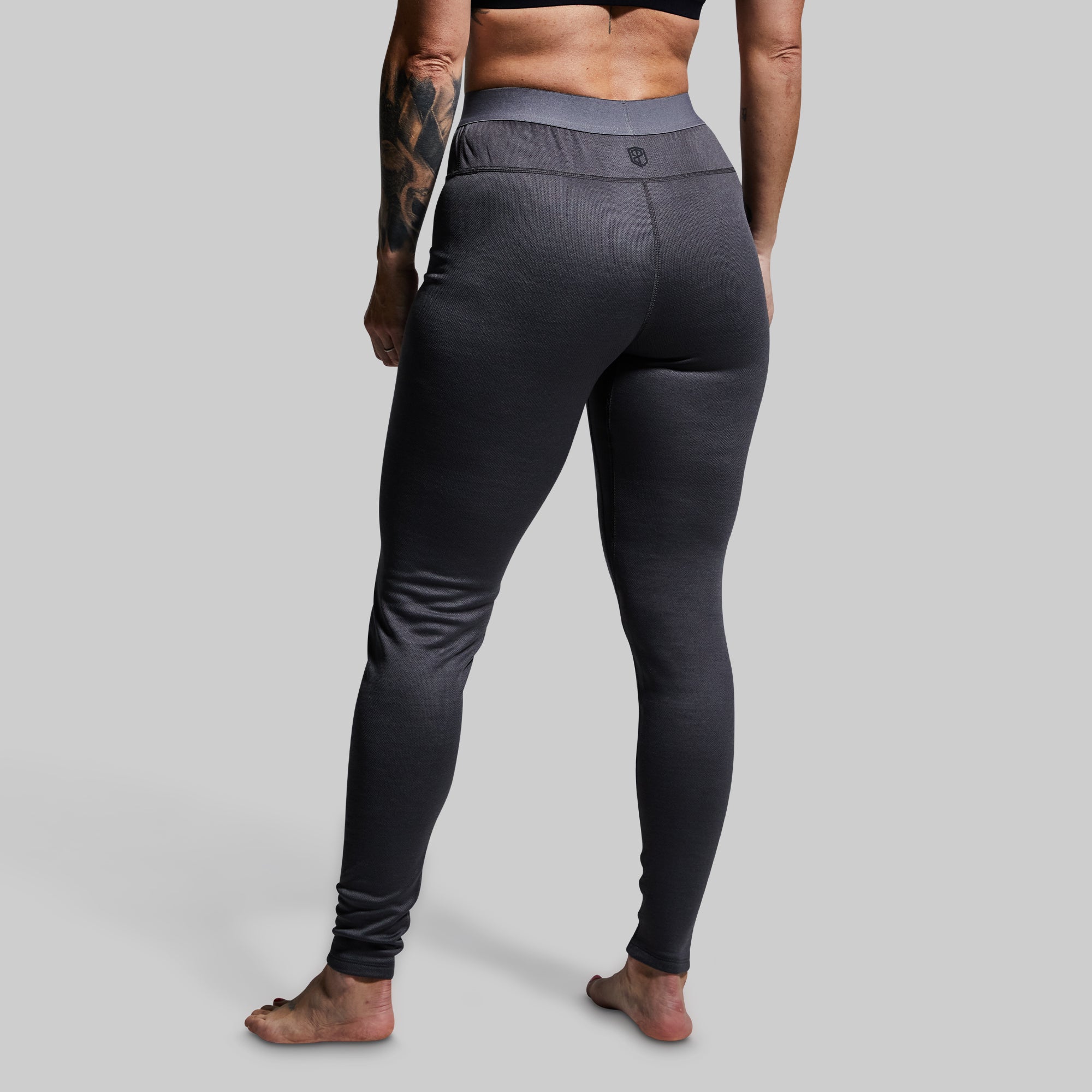 Women's Ridgeline Heavy Base Layer Bottom (Wolf Grey) - Image 2