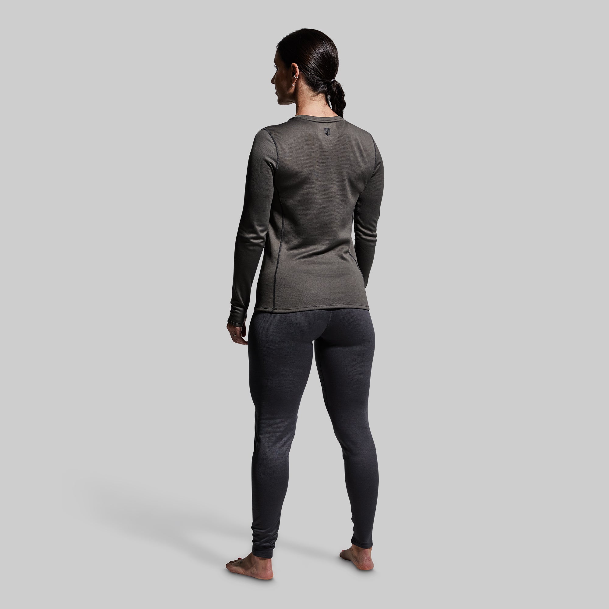 Women's Ridgeline Heavy Base Layer Bottom (Wolf Grey) - Image 5