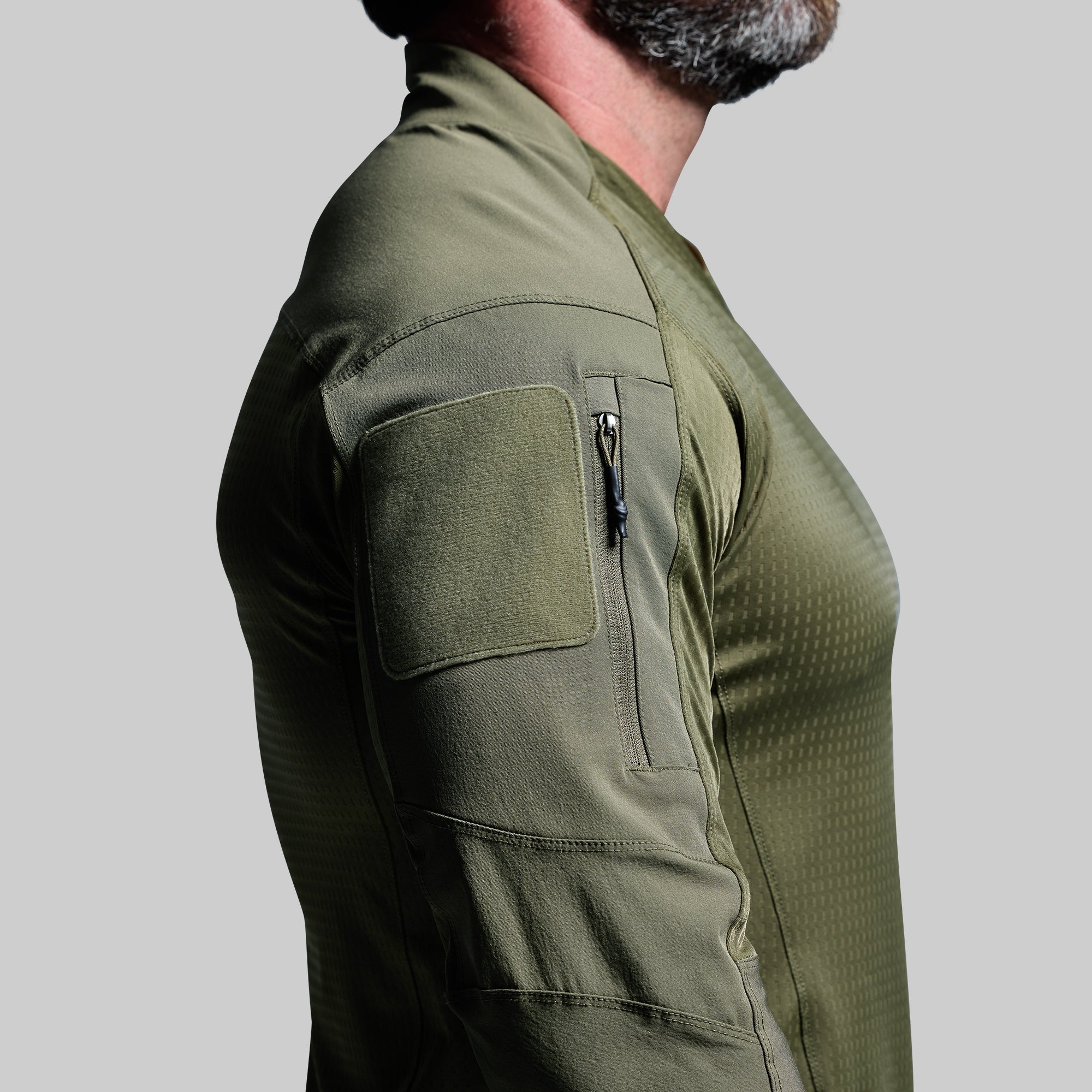 Long Sleeve Op Top Pro (OD Green) - Image 3