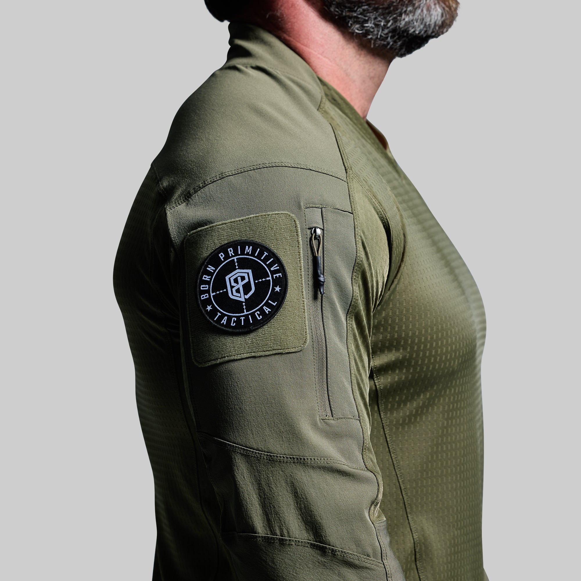 Long Sleeve Op Top Pro (OD Green) - Image 4