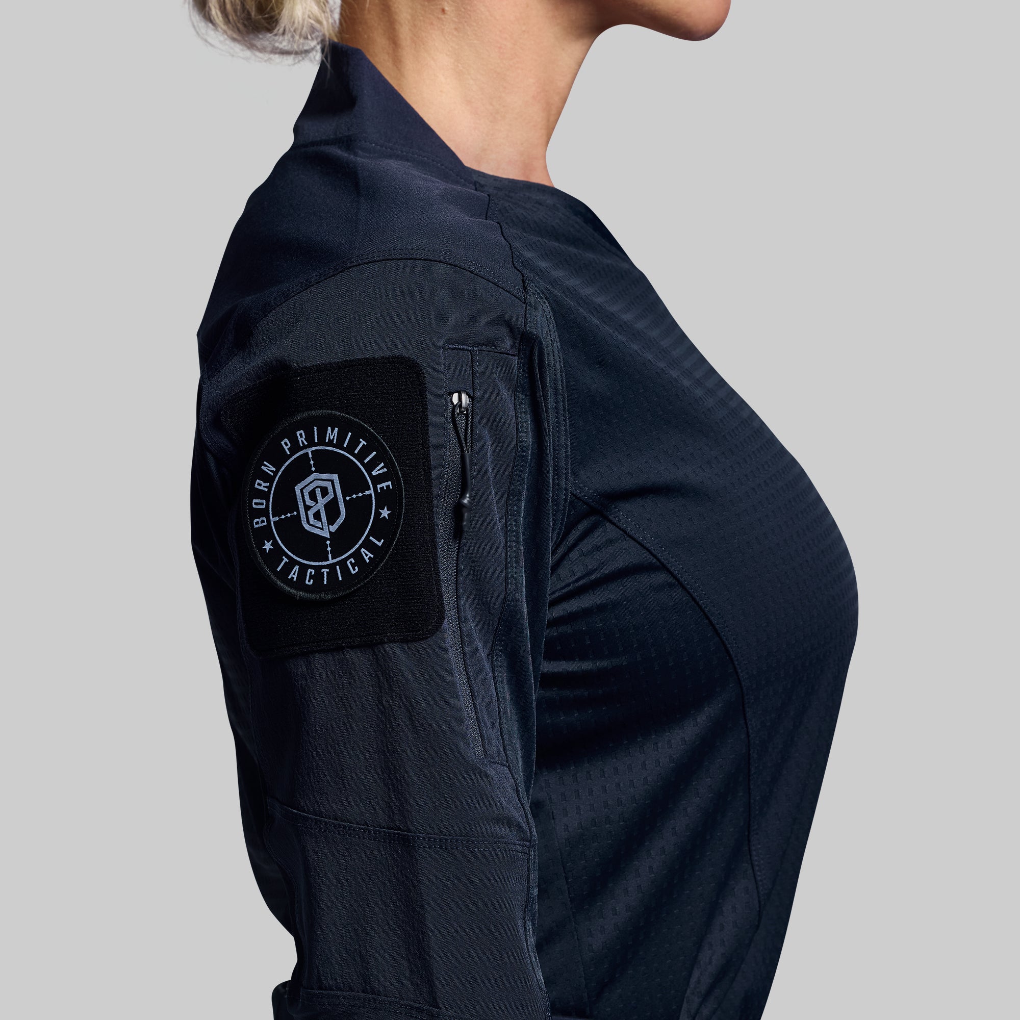 Women's Long Sleeve Op Top Pro (Police Blue) - Image 6