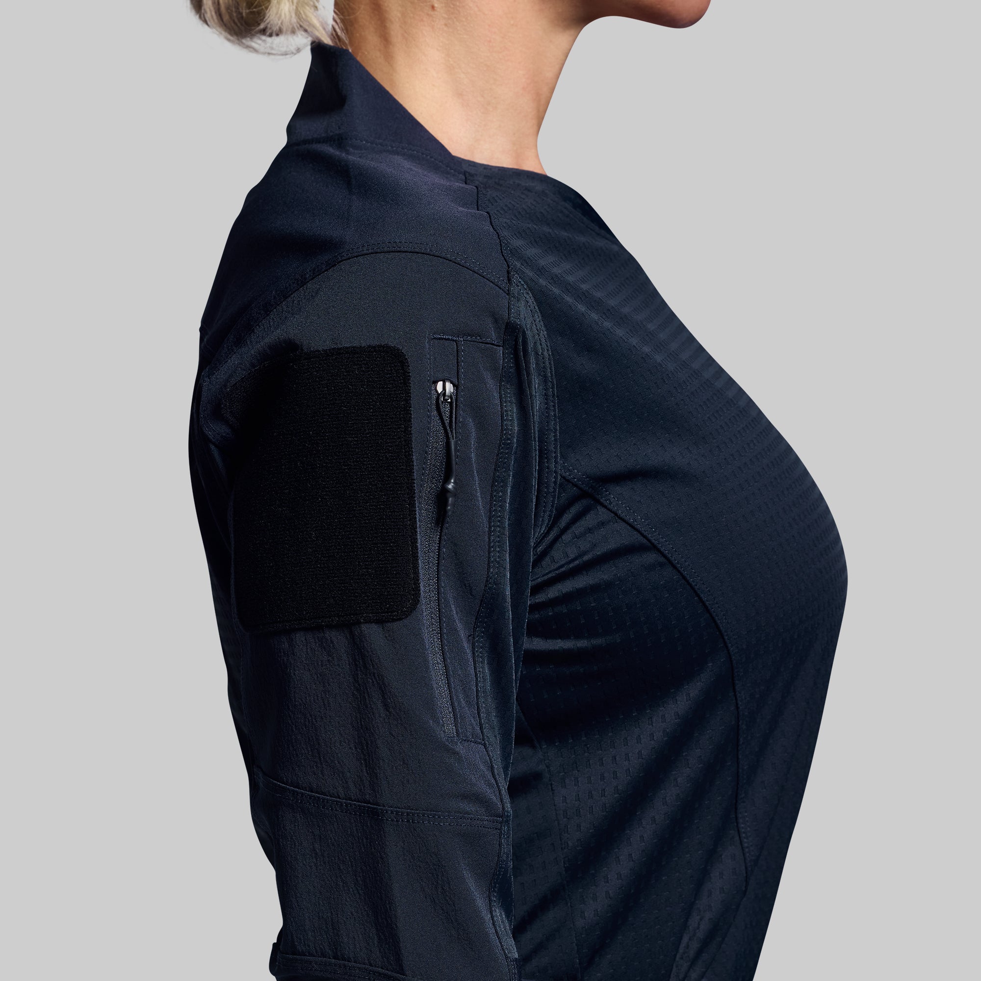 Women's Long Sleeve Op Top Pro (Police Blue) - Image 5
