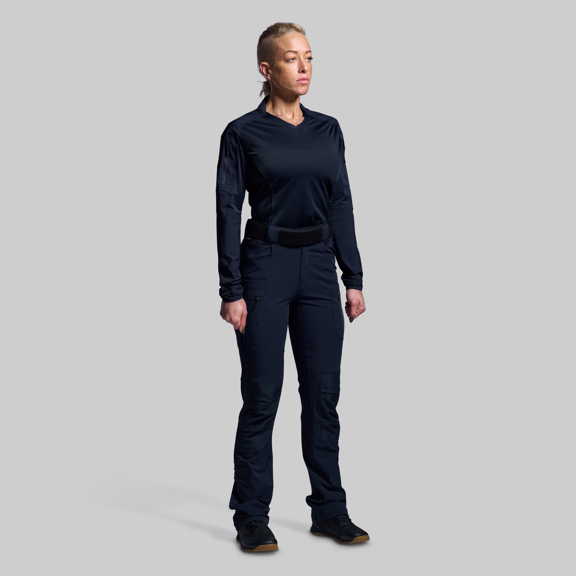 Women's Long Sleeve Op Top Pro (Police Blue) - Image 9