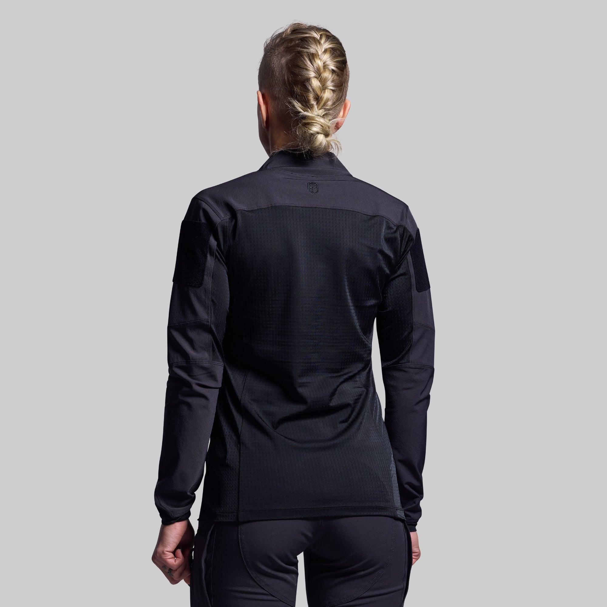 Women's Long Sleeve Op Top Pro (Black) - Image 8