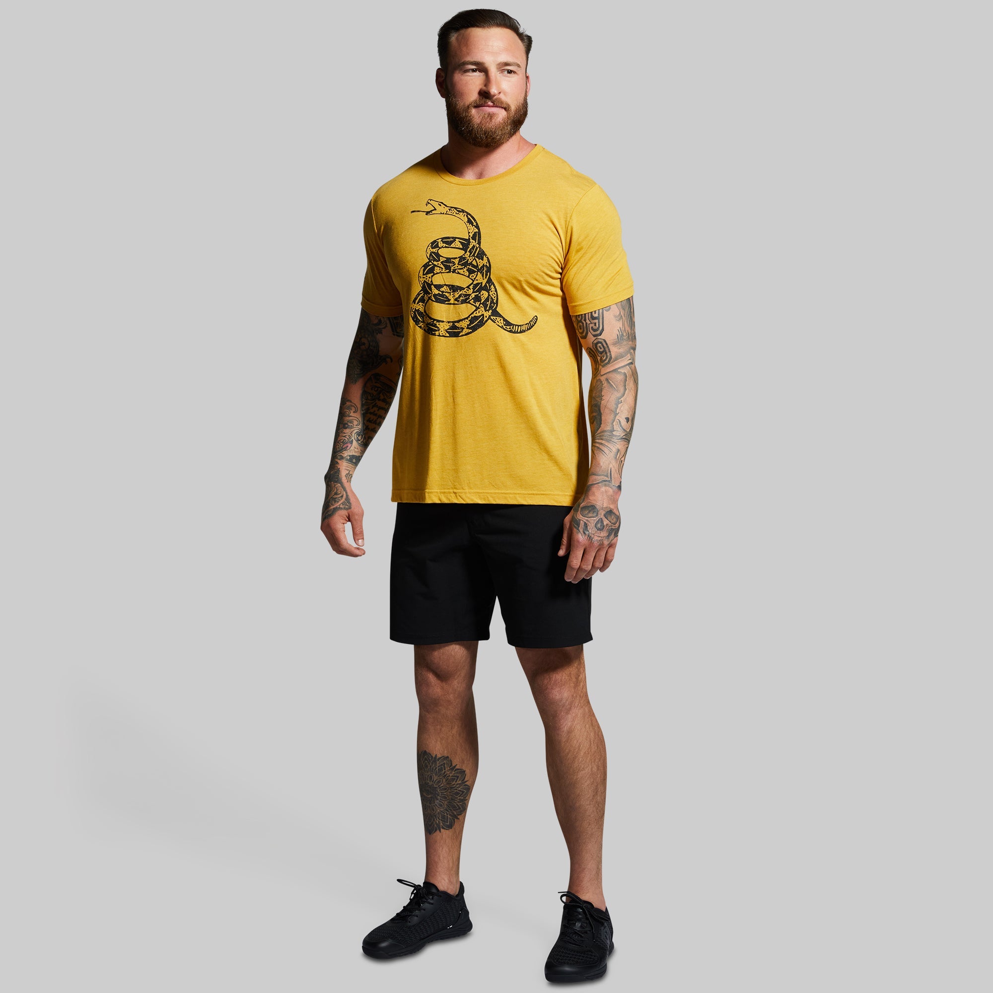 Gadsden Flag Tee (Mustard) - Image 4