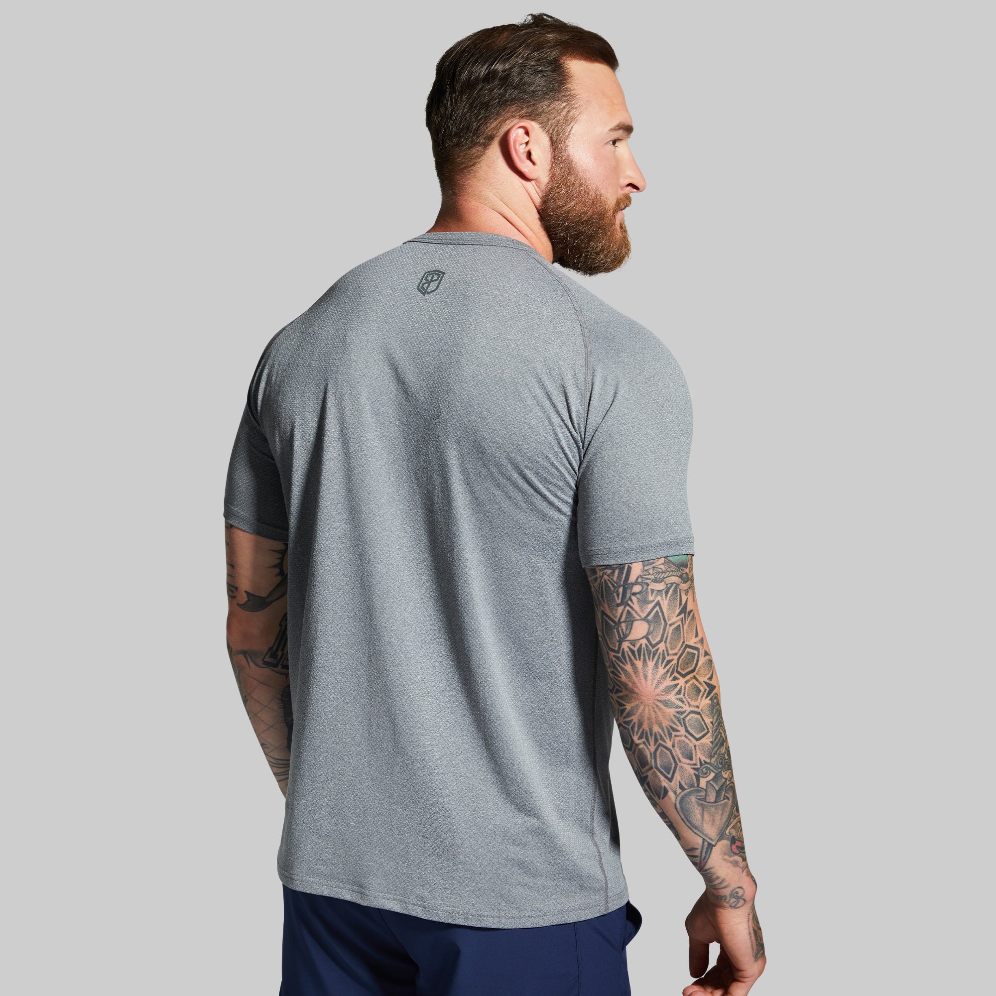 Heritage Tee (Heather Grey) - Image 2