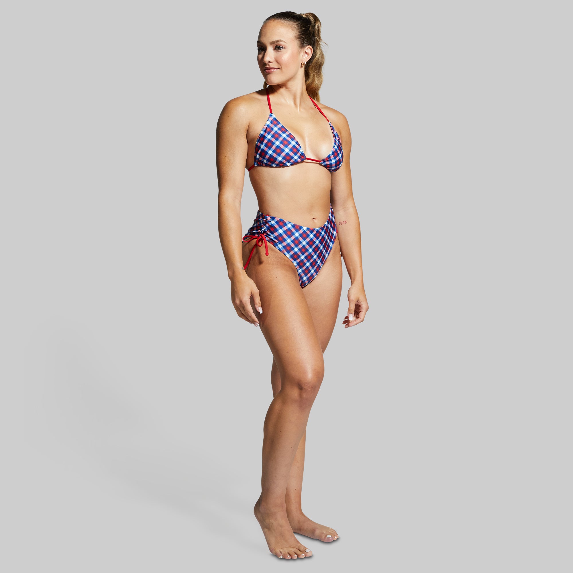 Making Waves Bikini Bottom (Patriotic Plaid) - Image 5