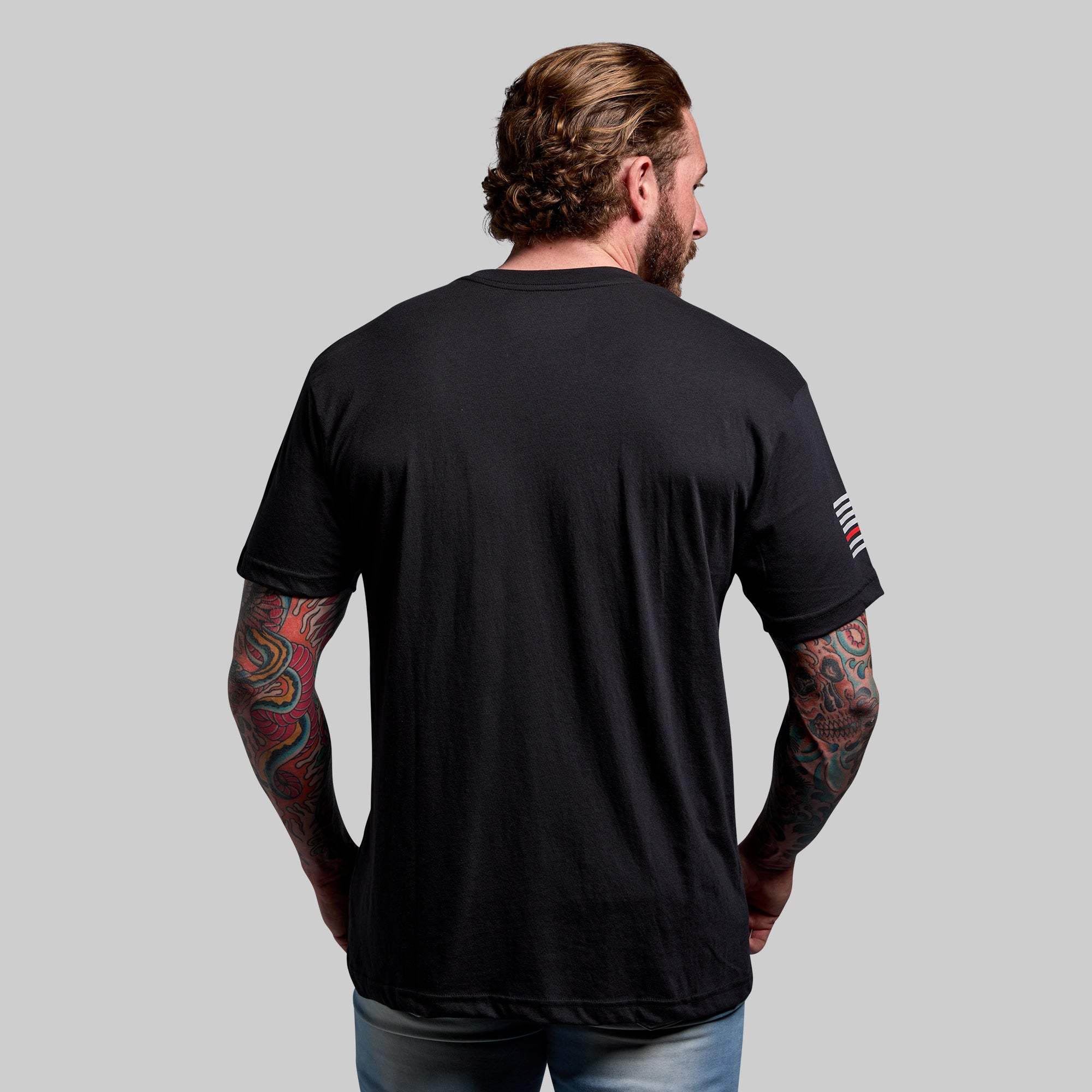 Brand Tee (Thin Red Line) - Image 3