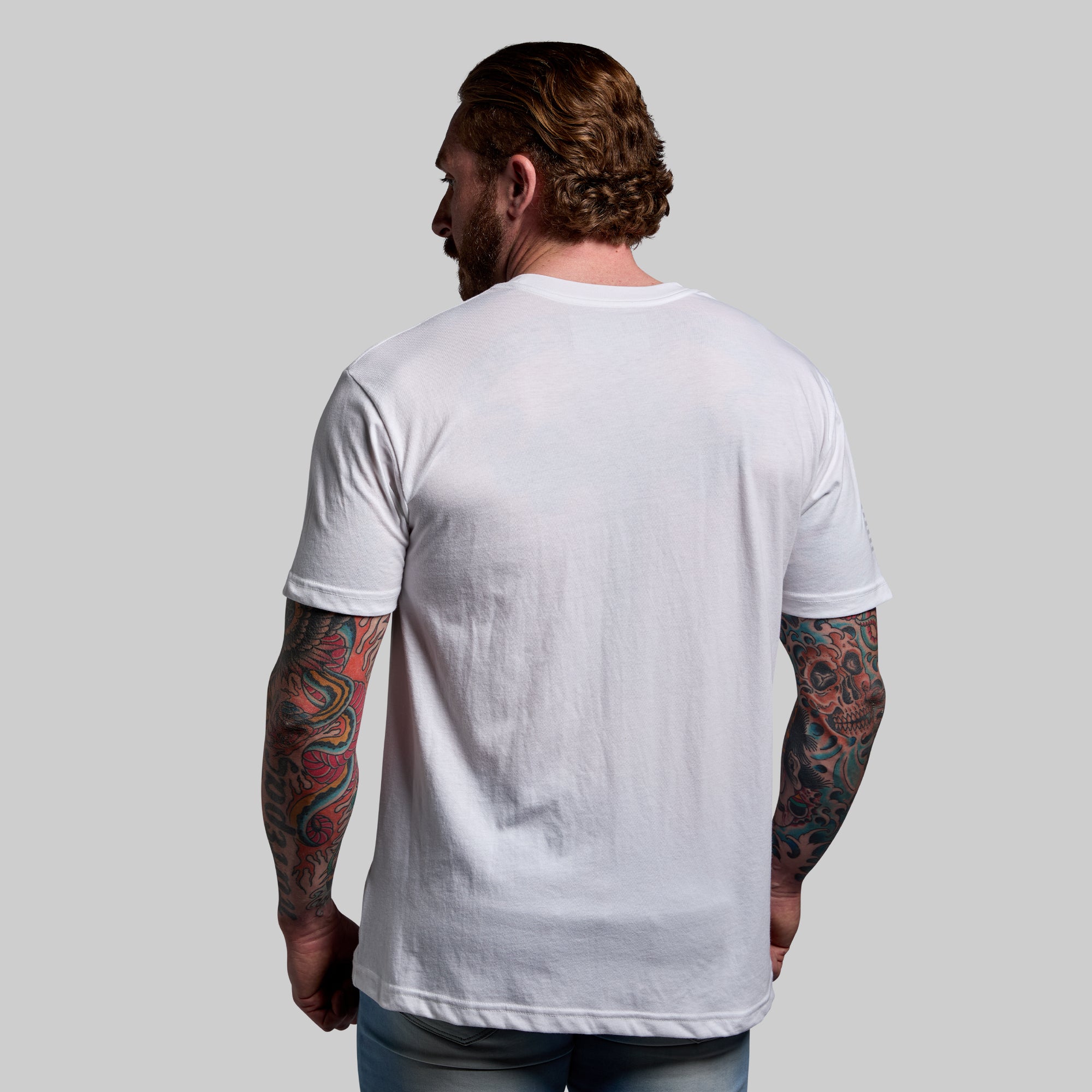 Brand Tee (White) - Image 3