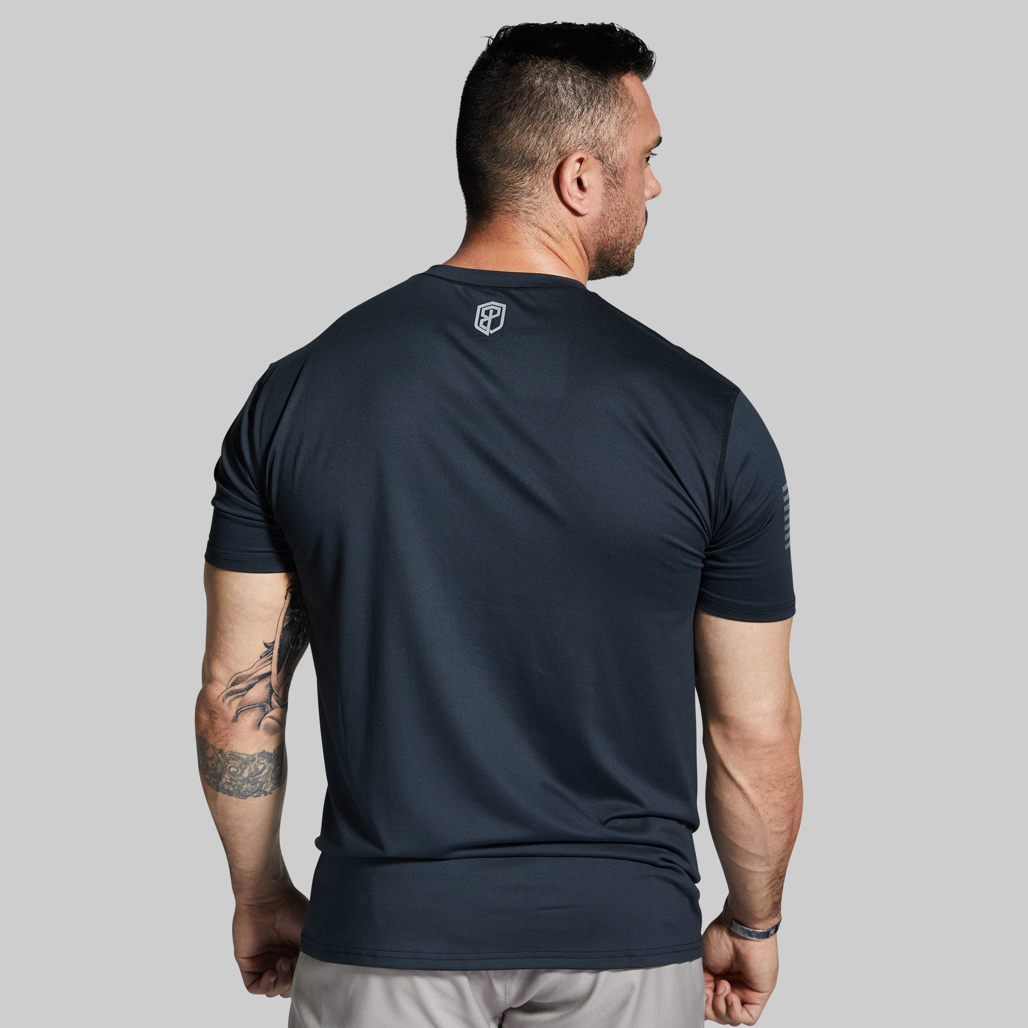 Athleisure Tee w/ Flag (Black) - Image 7