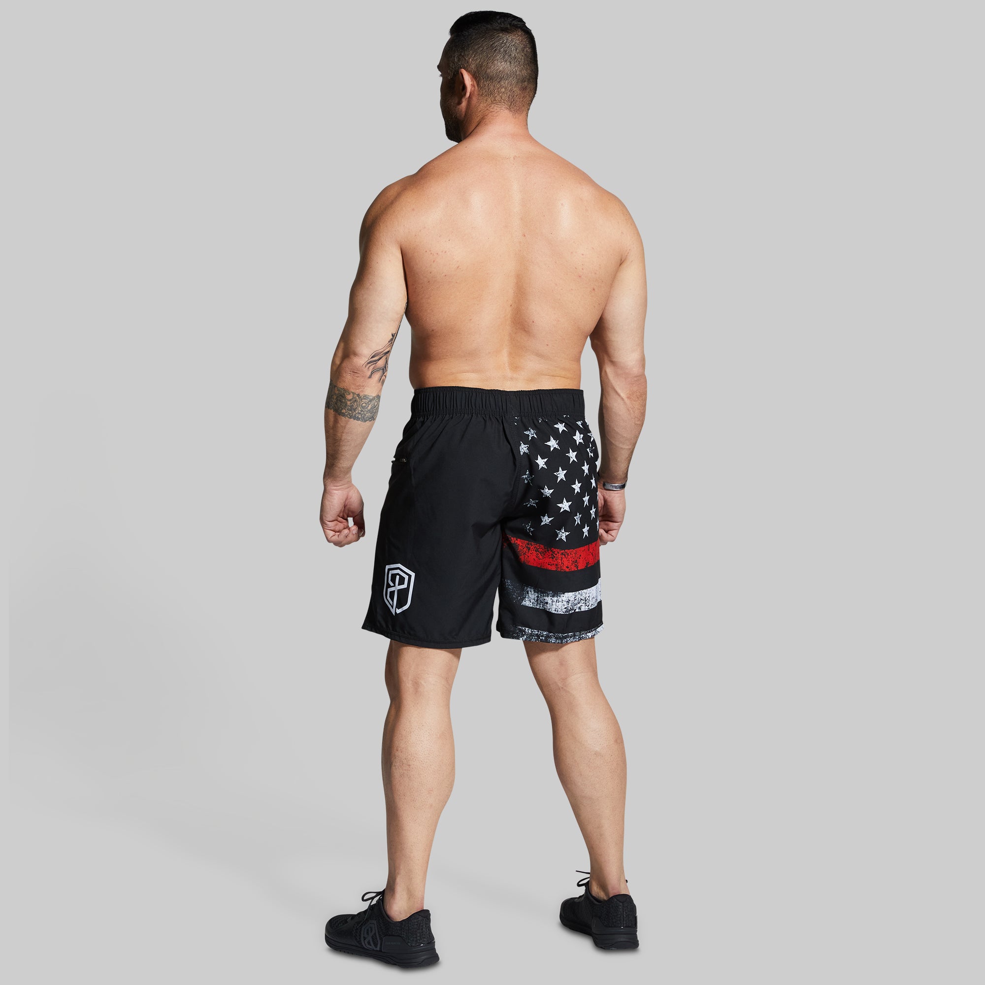 American Defender Short Velcro 3.0 (Thin Red Line) - Image 7