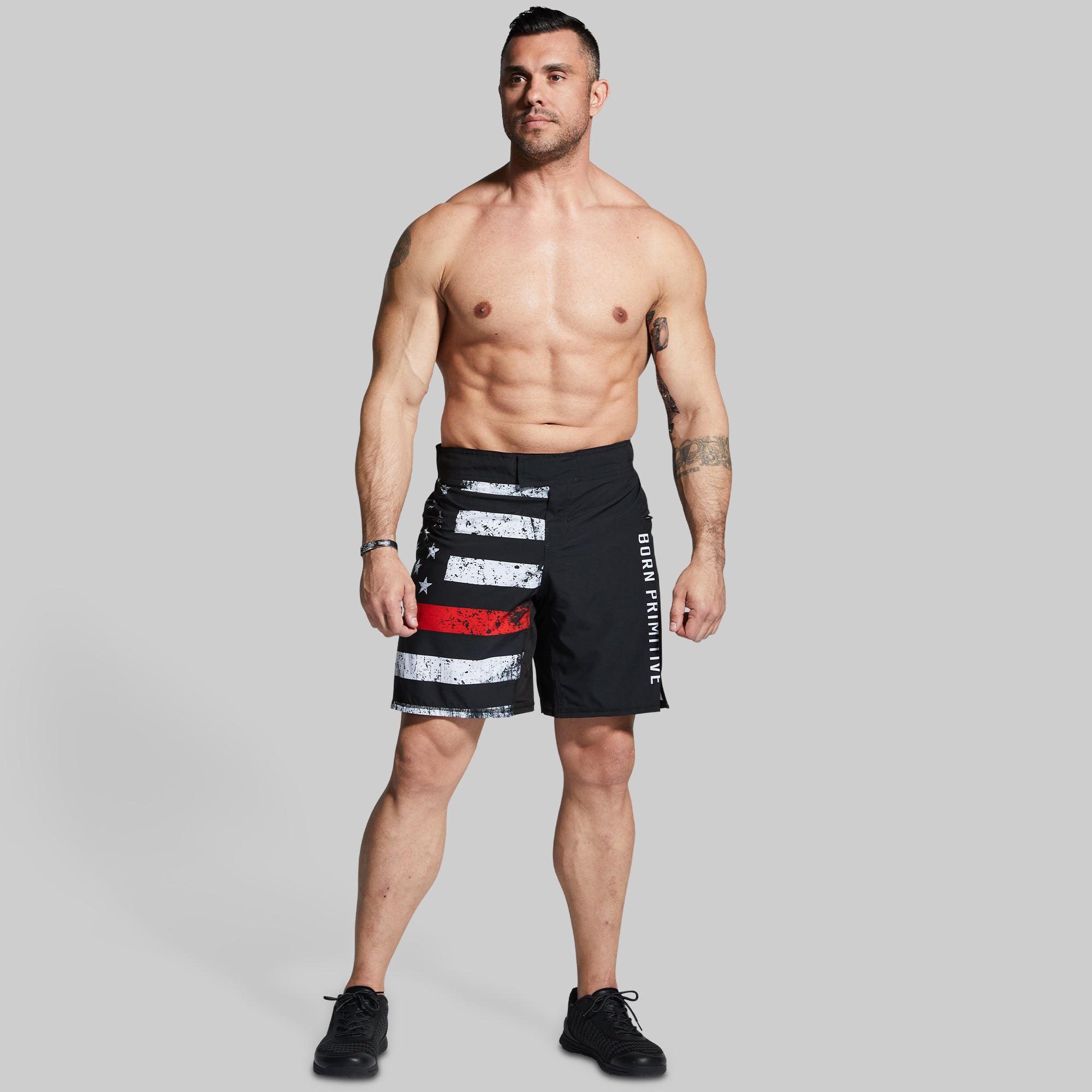 American Defender Short Velcro 3.0 (Thin Red Line) - Image 6