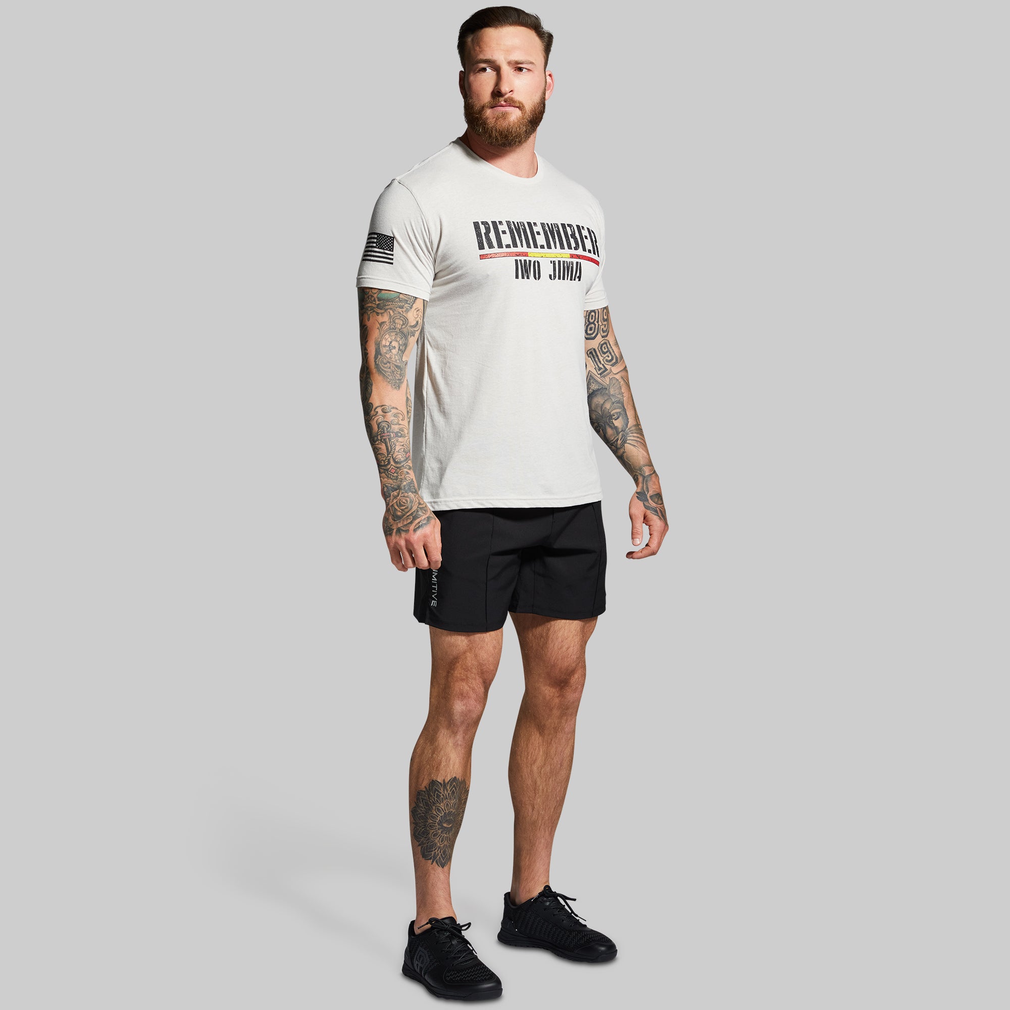 Iwo Jima Commemorative T-Shirt (Sand) - Image 4