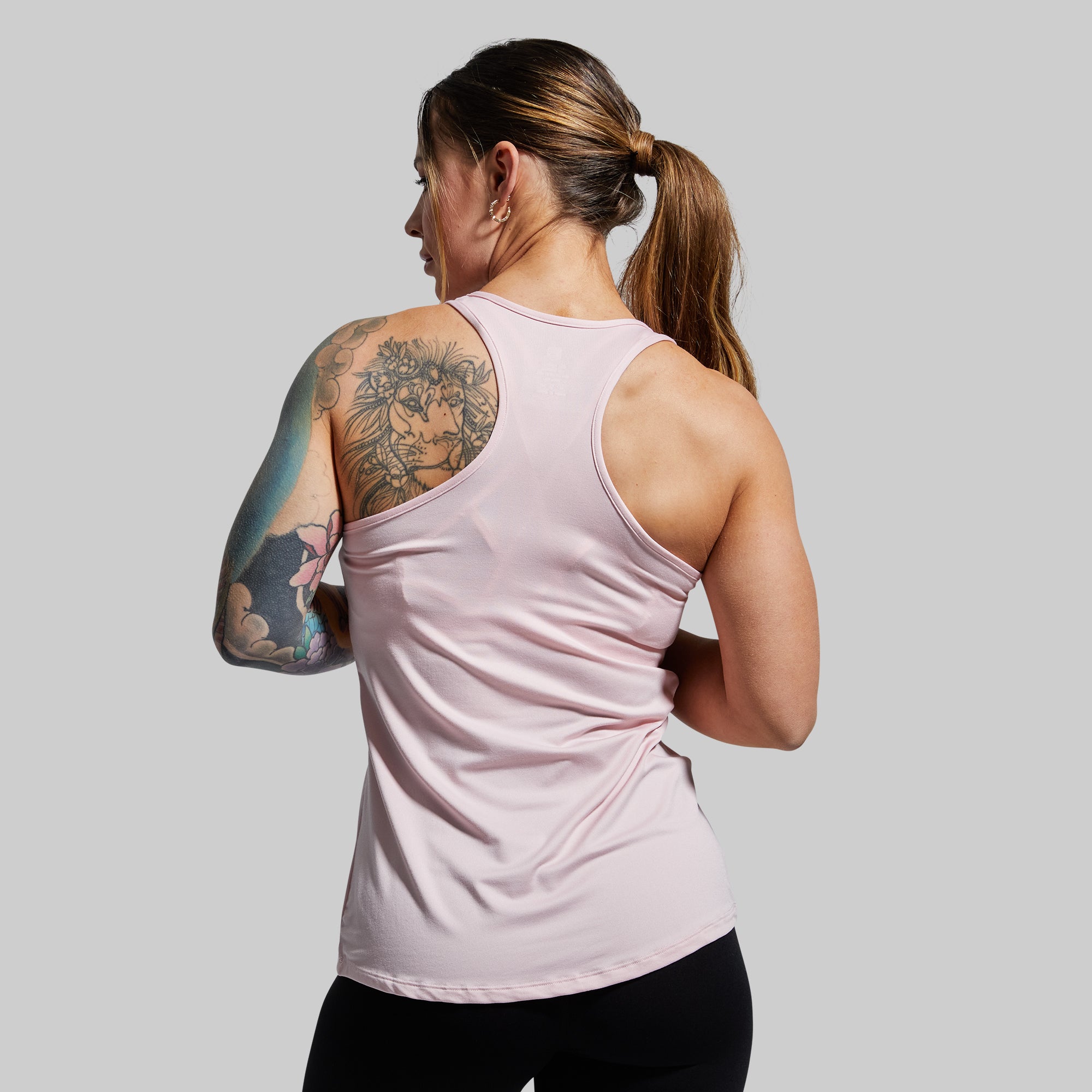 Floral Calligraphy Staple Tank (Cherry Blossom) - Image 2