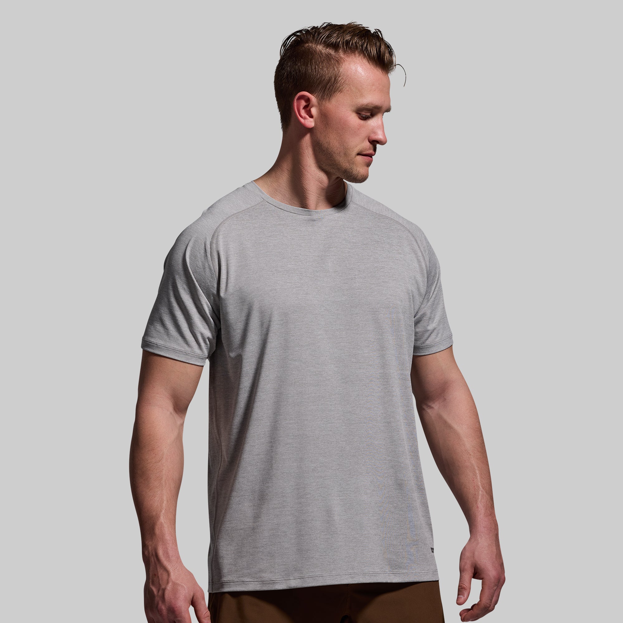 Training Tee (Light Heather Grey)