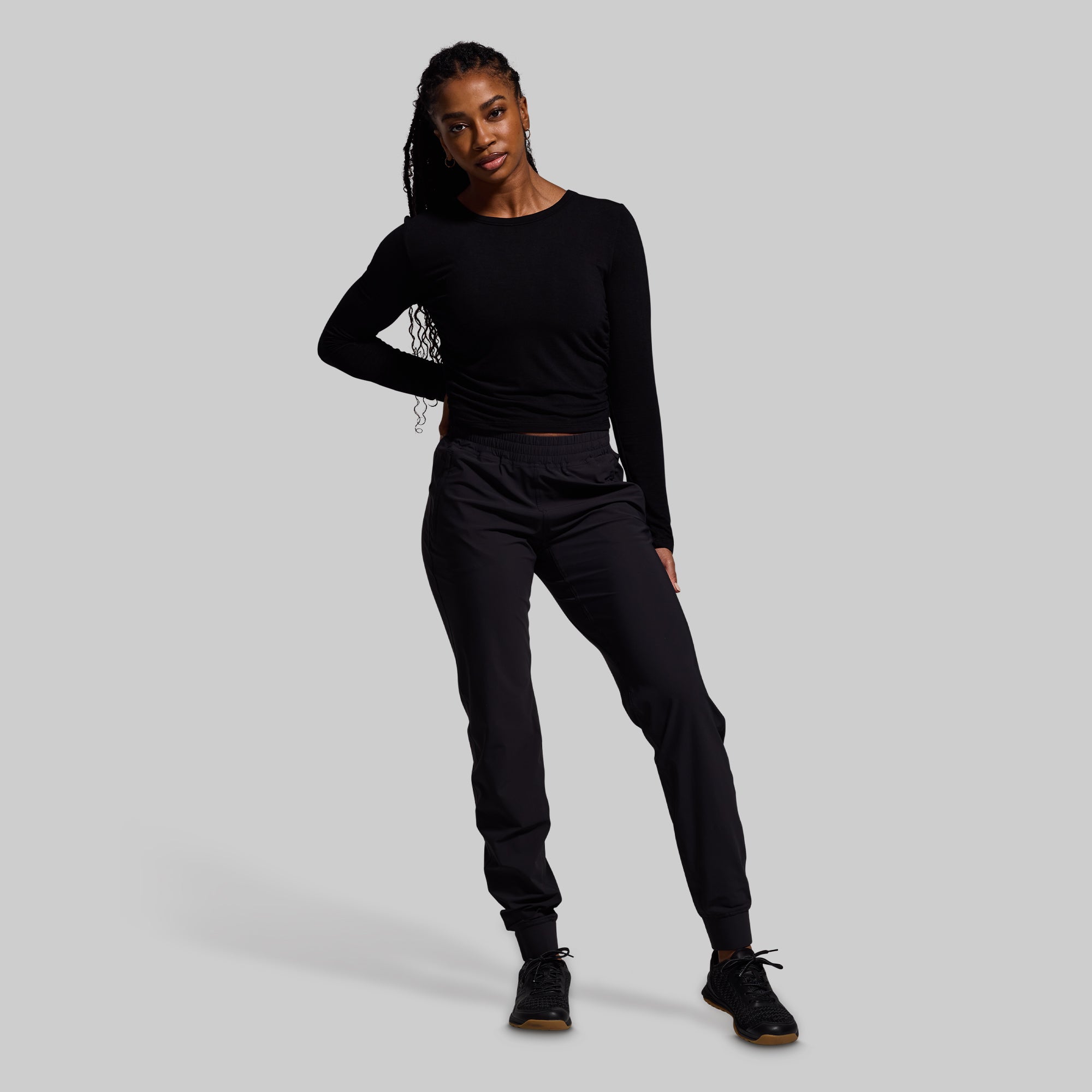 Women's Performance Jogger (Black) - Image 8
